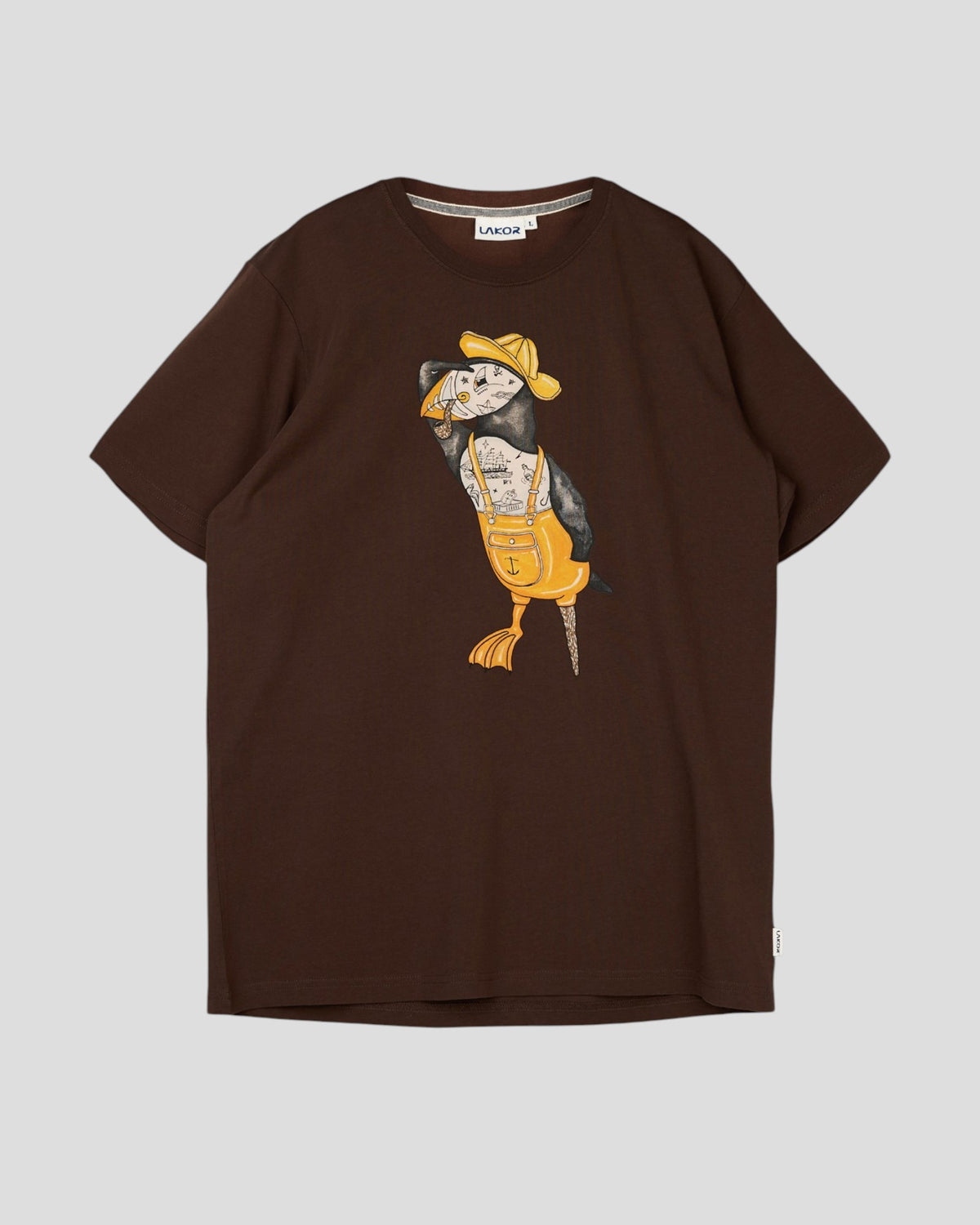 Sea Parrot Seaman T-Shirt - Chicory Coffee