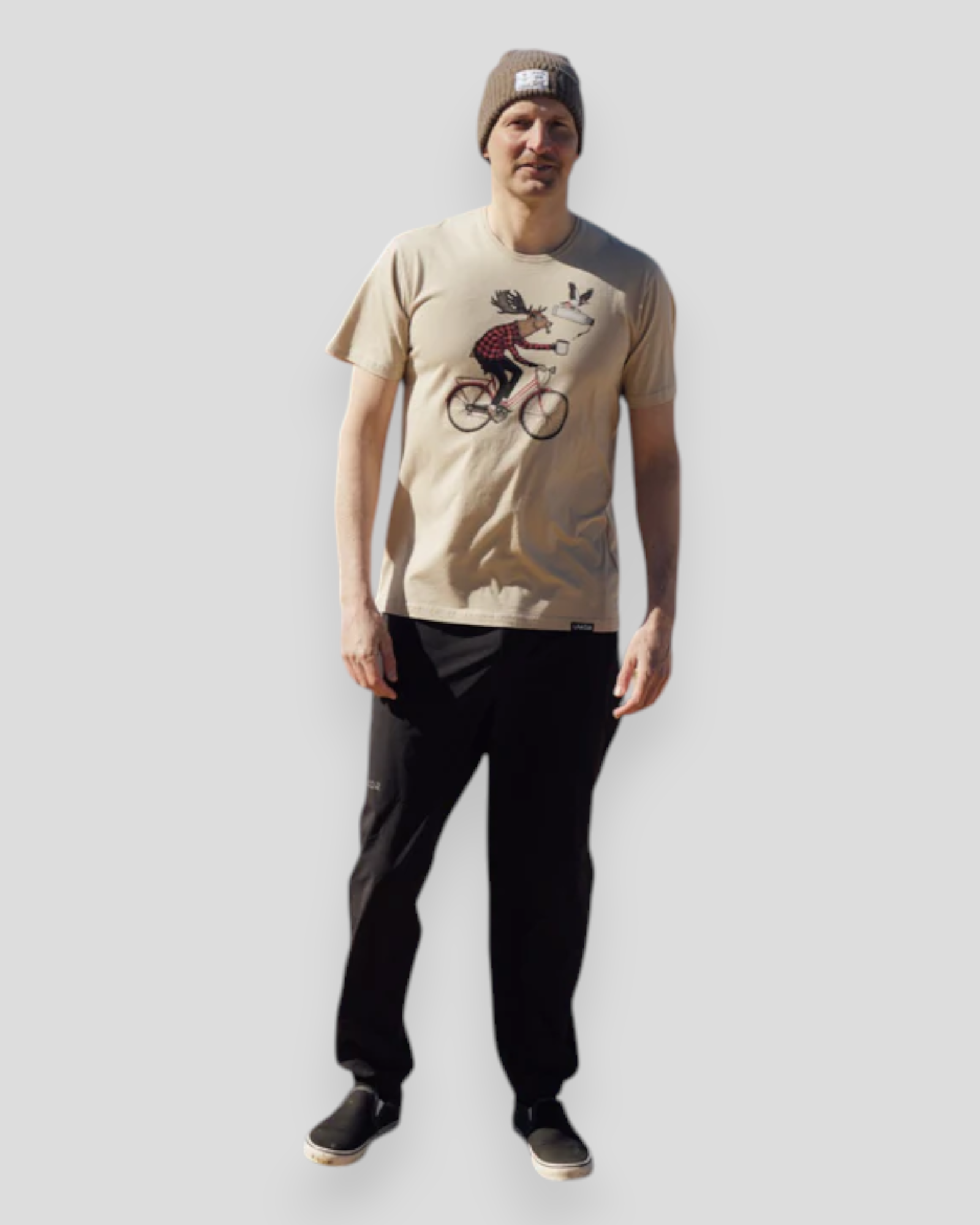 Off To Work T-Shirt - White Pepper