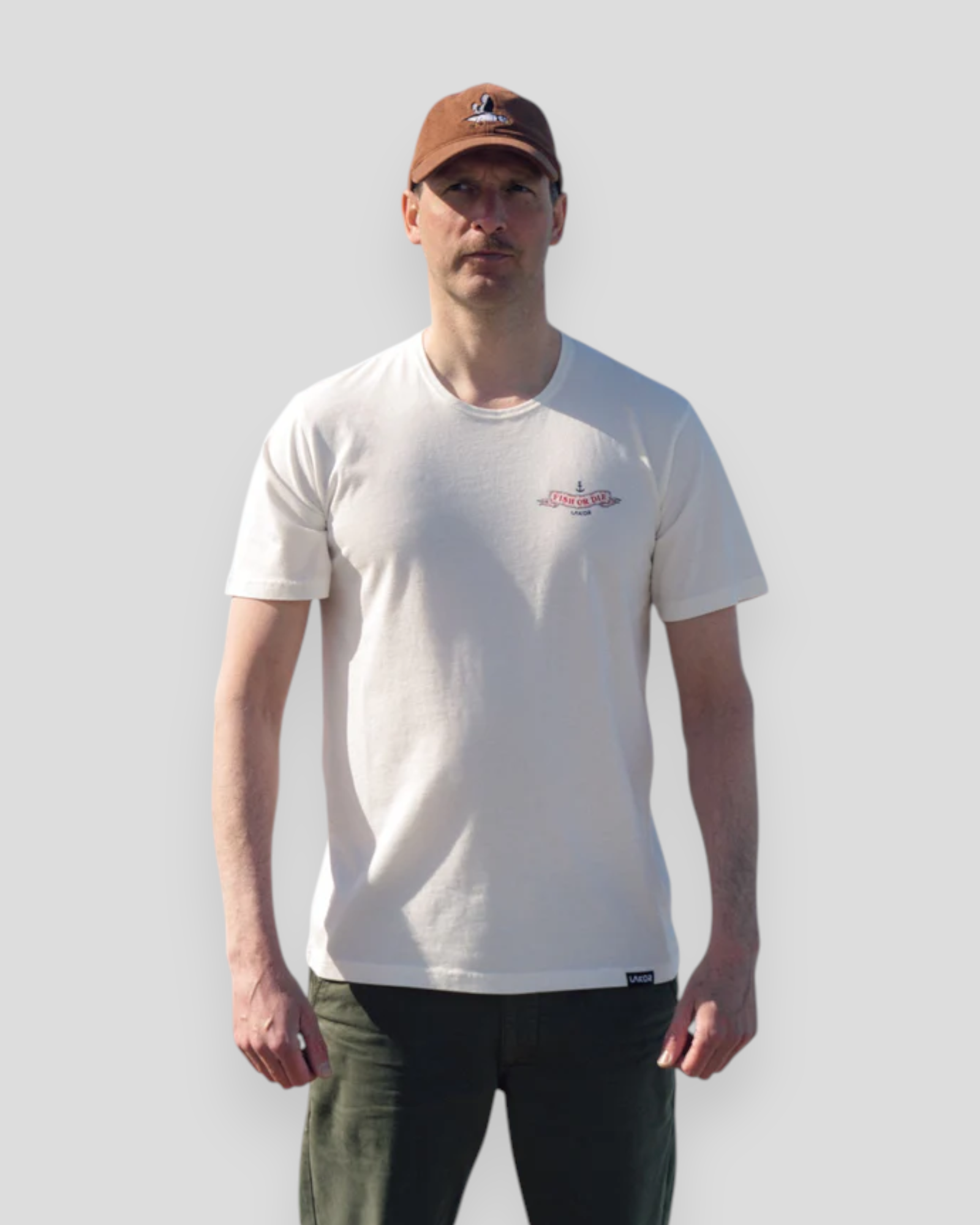 The Smoking Salmon T-Shirt - Star White