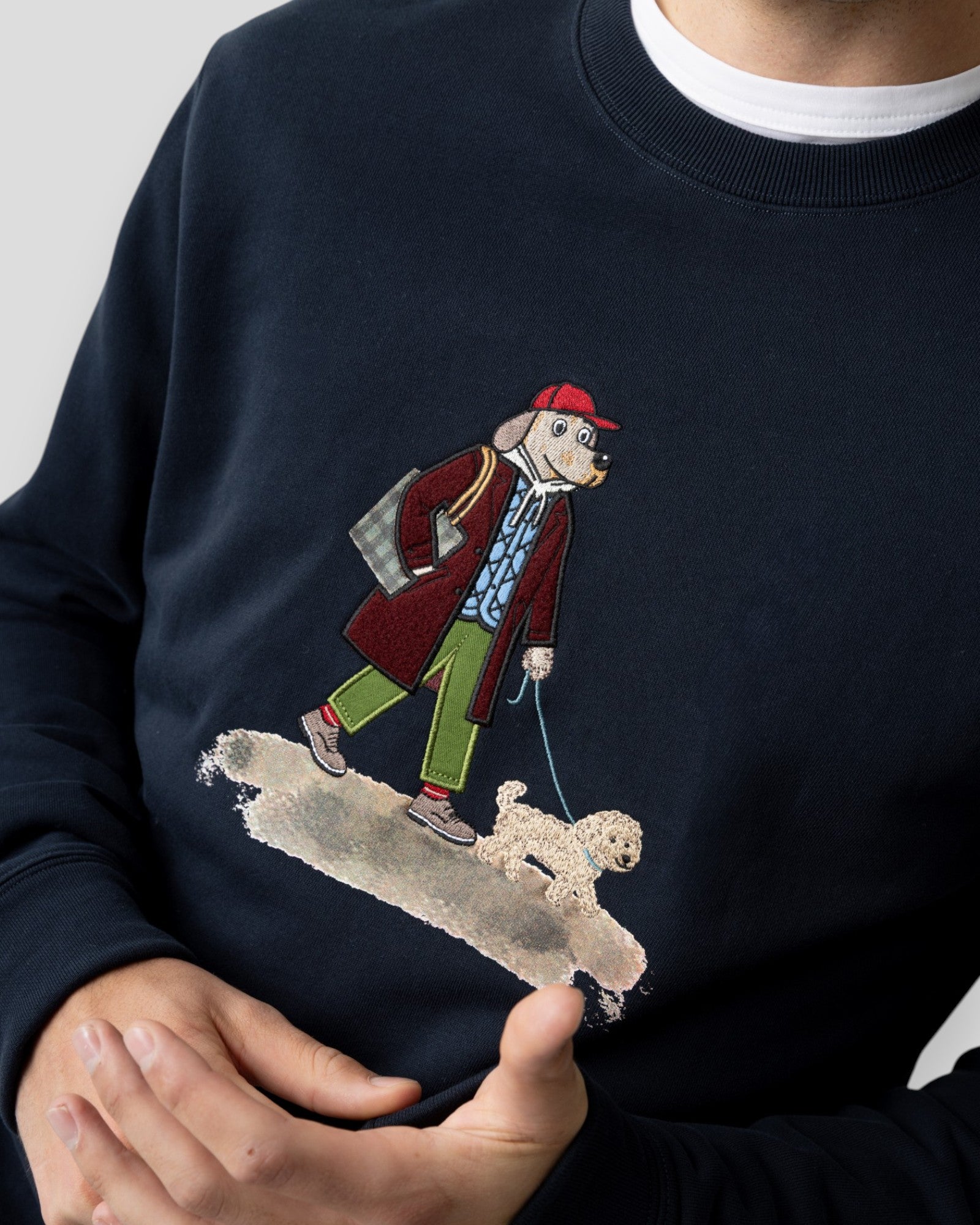 Ludvig Crew Sweatshirt - Salute Navy