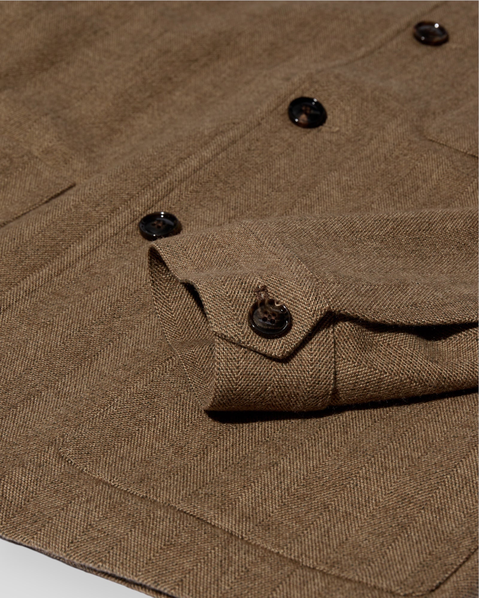 Conor Herringbone Jacket - Ermine