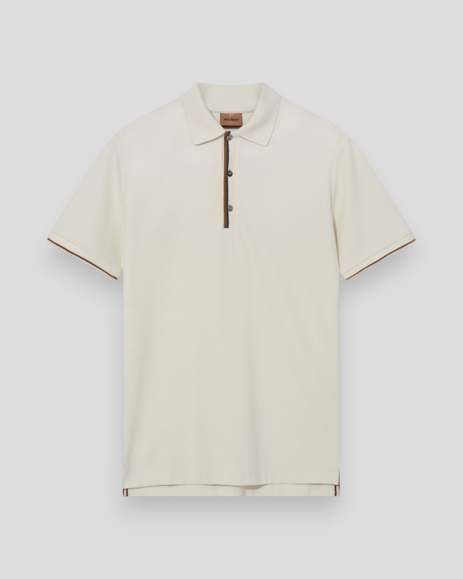 Harvey Polo SS Tee - Offwhite