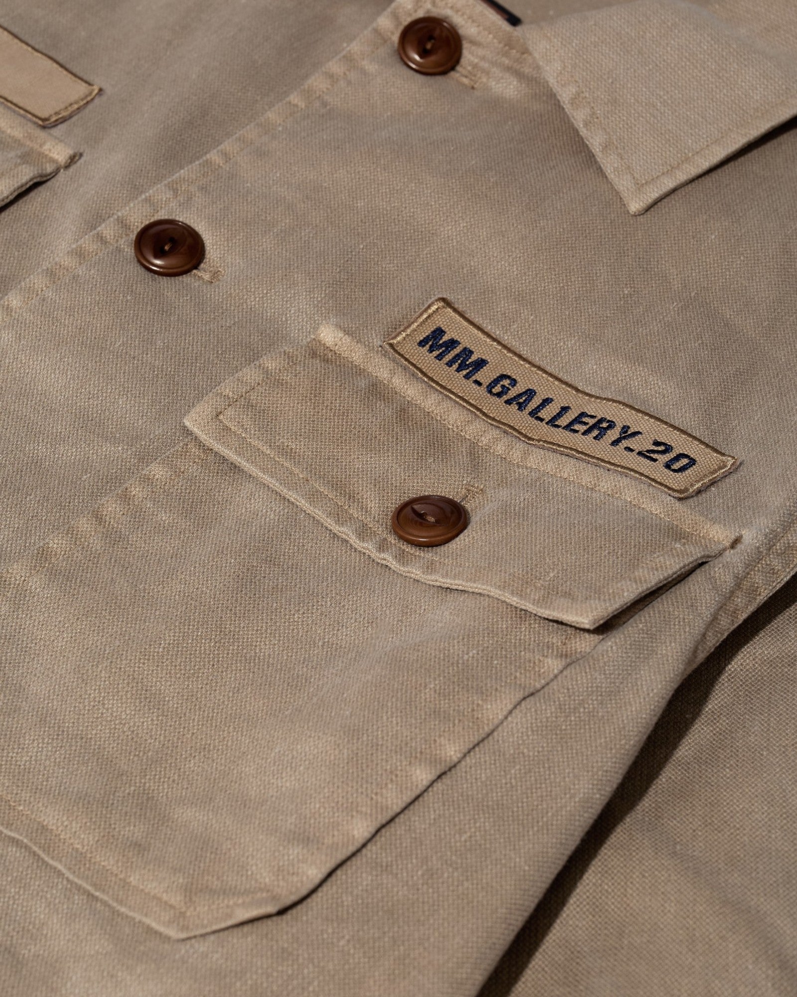 Marcello Porro Uniform Overshirt - Incense
