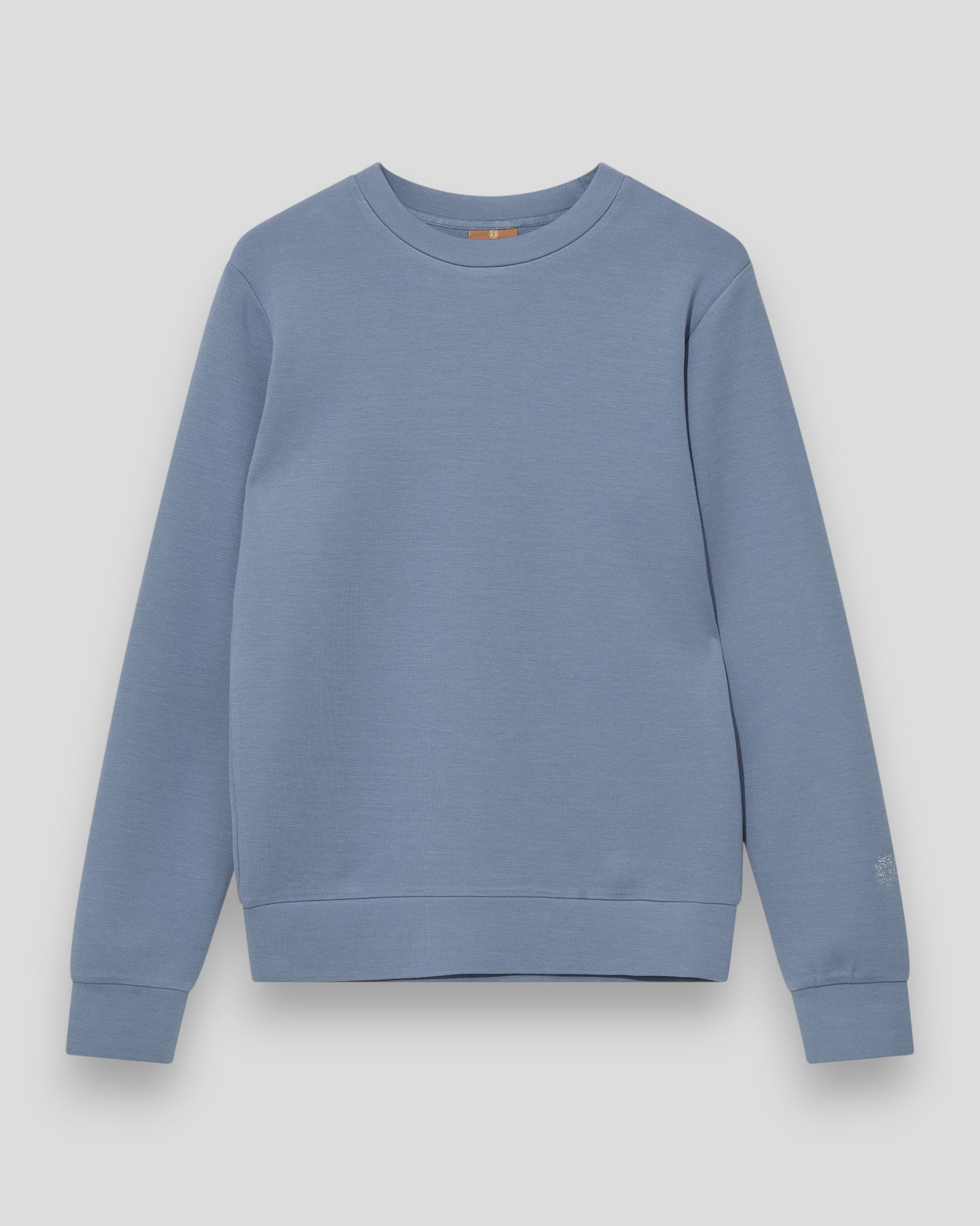 Abel Crew Neck Sweat - Flint Stone