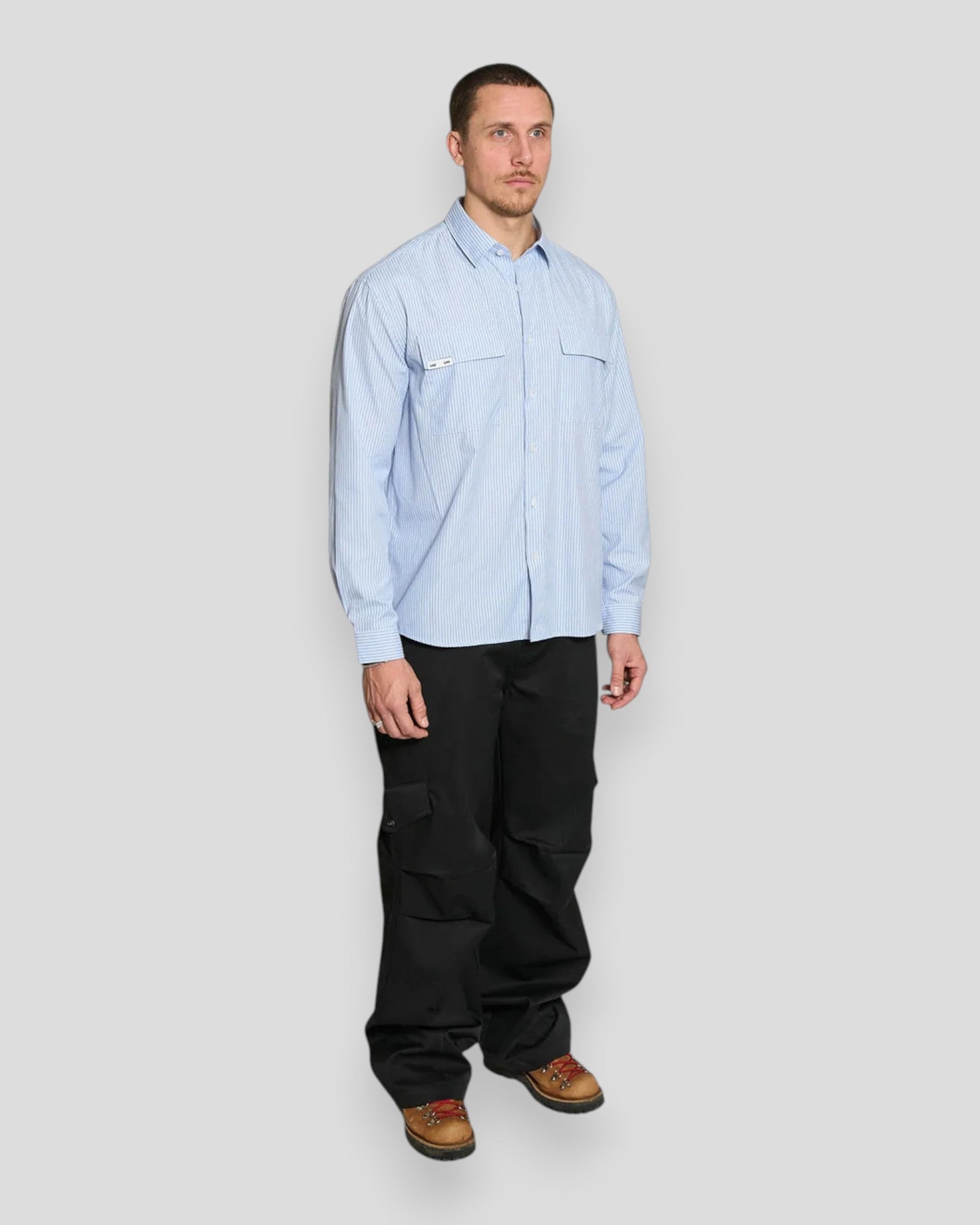 Multi Stripe Shirt - Blue/Navy/White