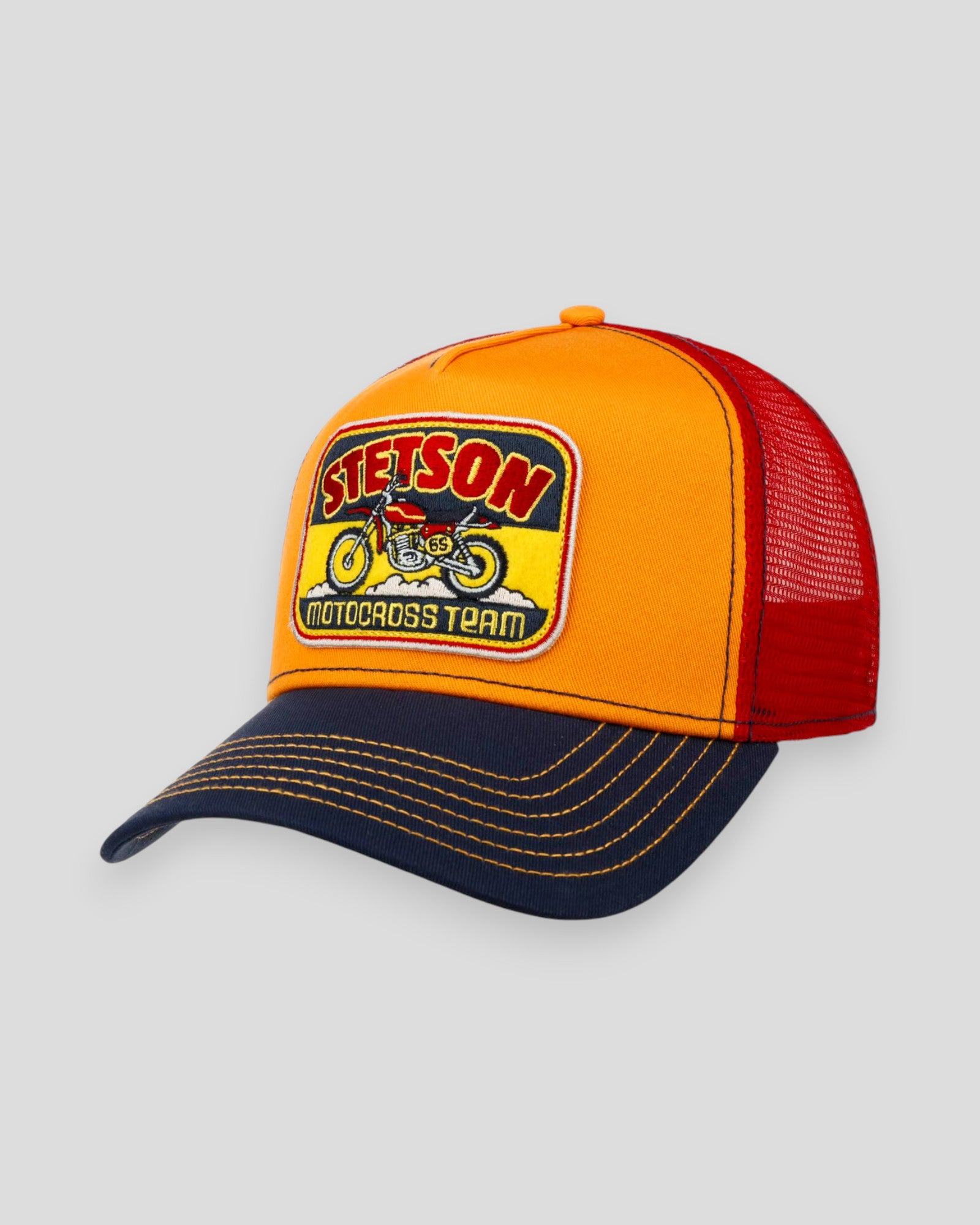 Trucker Cap Motorcross Team - Orange/Red/Navy