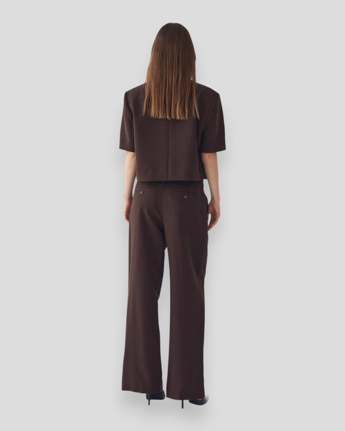 N-Darryl HW Pants - Chocolate