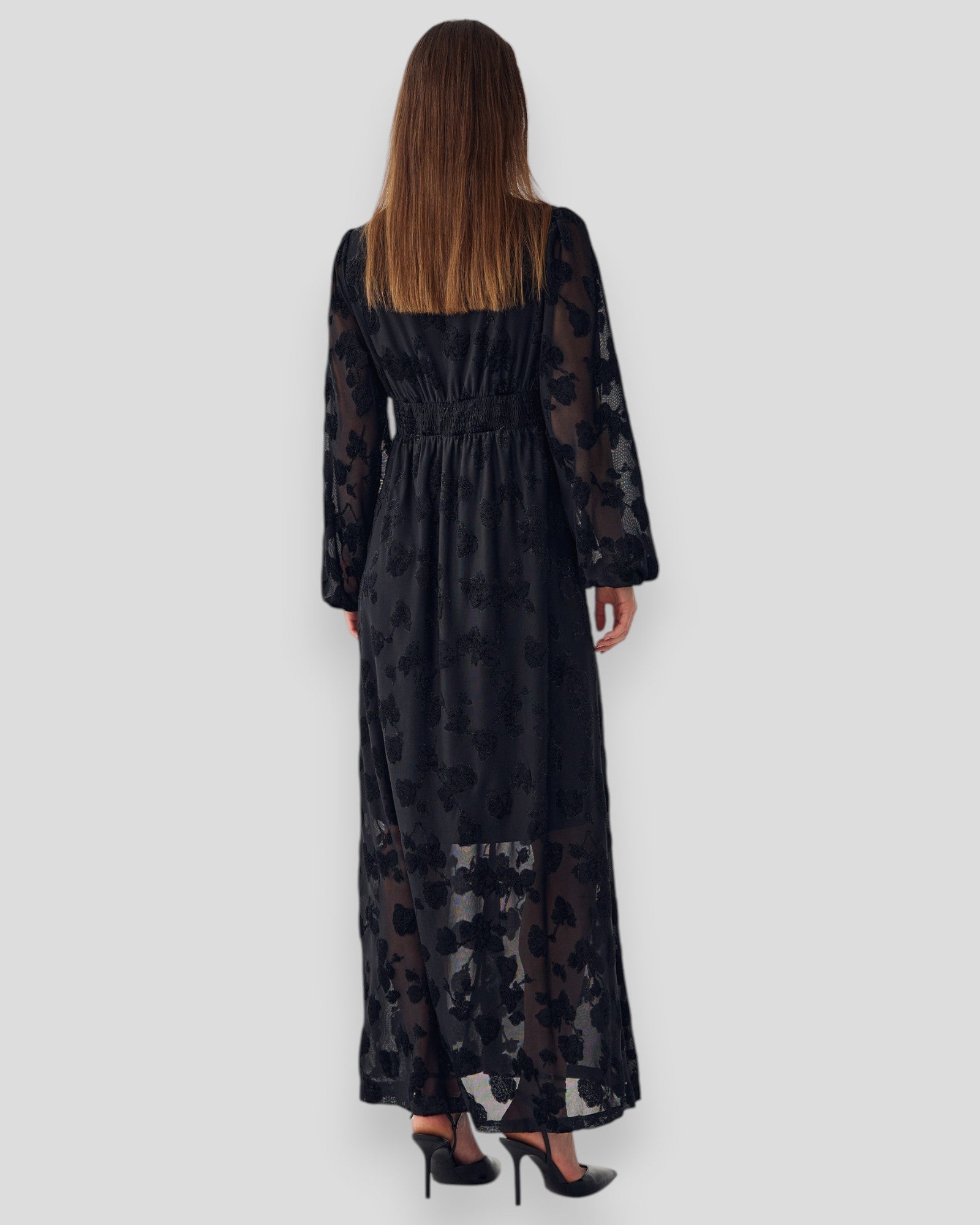 N-Lilith Maxi Dress - Black