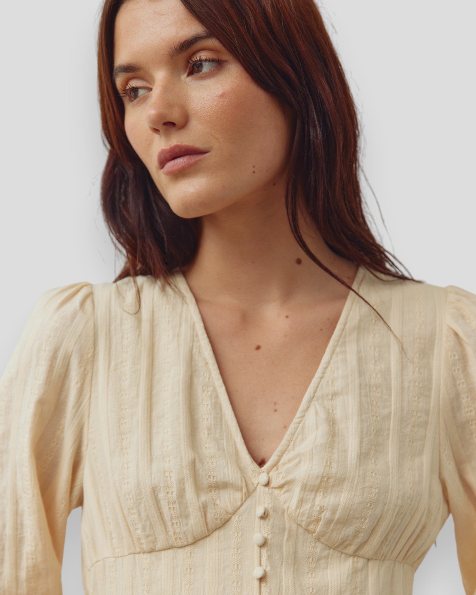 Ivory N-Liletta Dress by Noella featuring elegant fabric and stylish design, perfect for chic occasions.