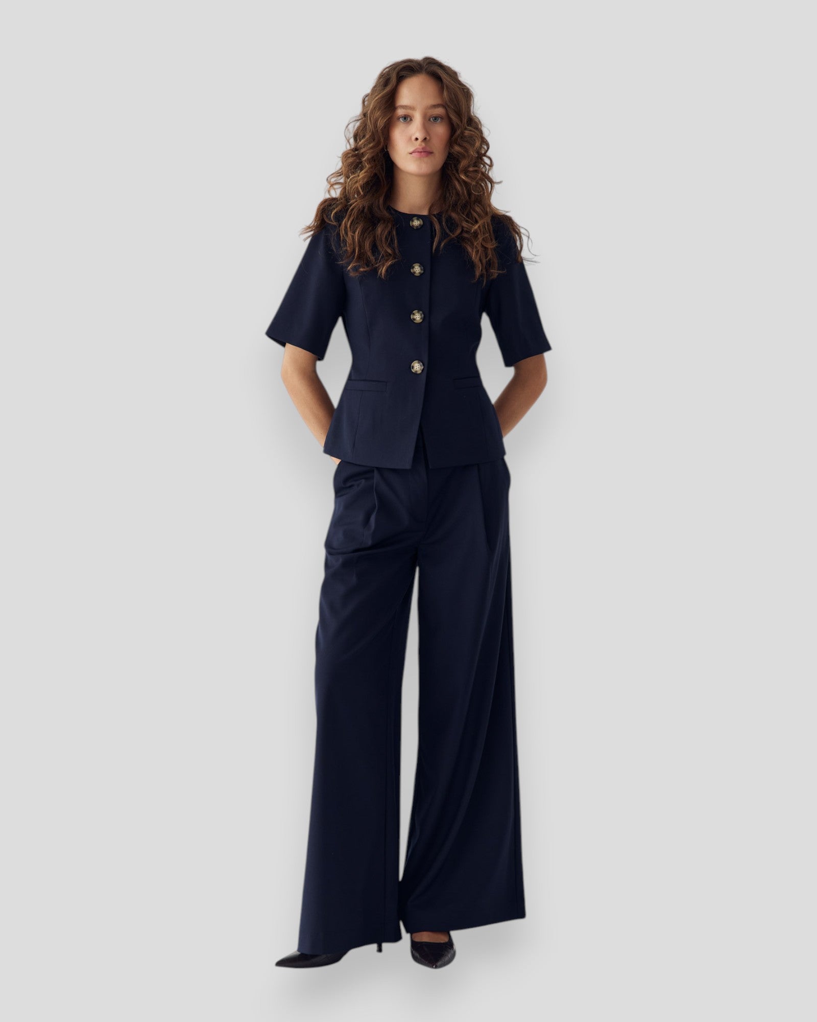 Kazia Pants - Navy