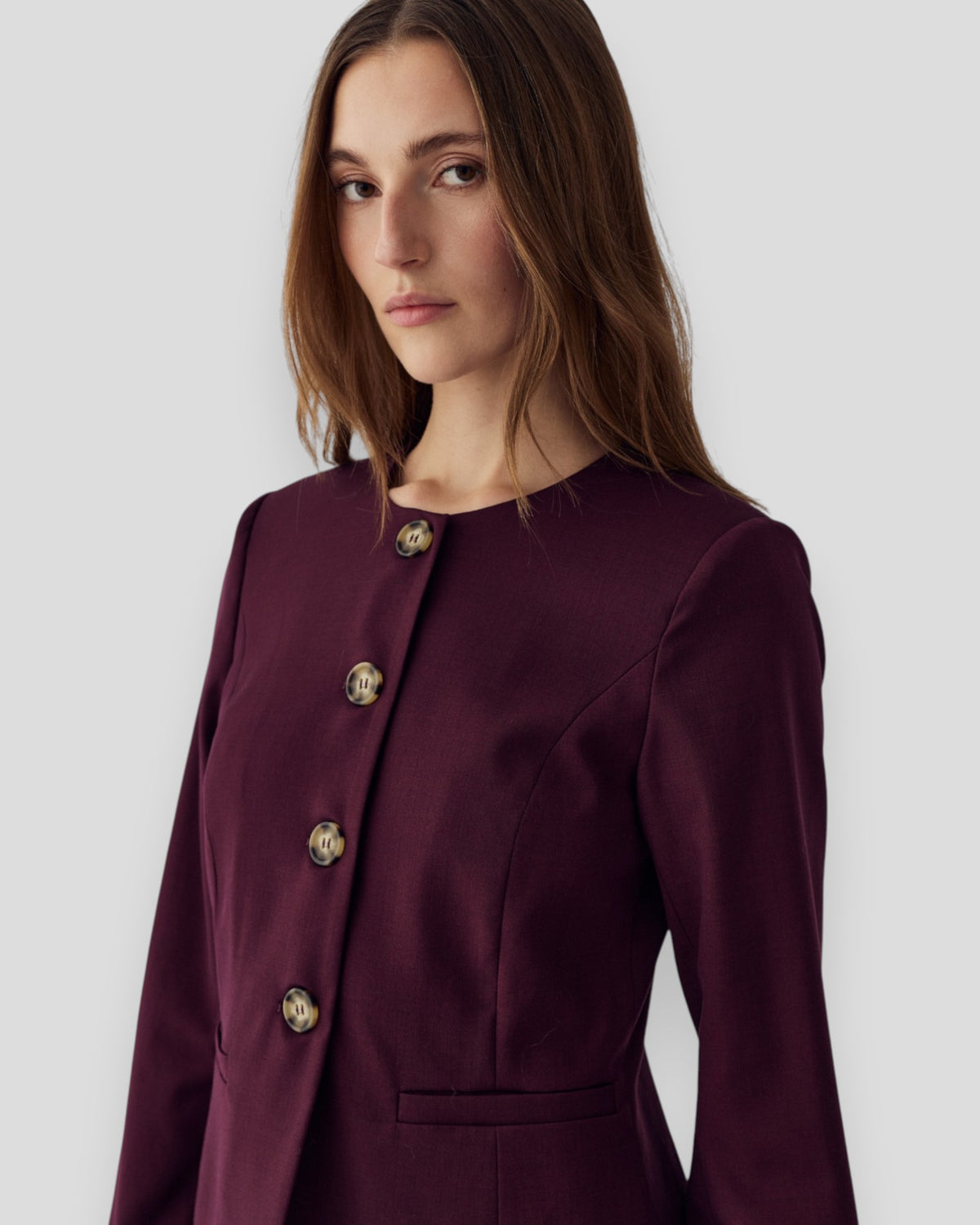 N-Kasaundra LS Blazer - Winetasting