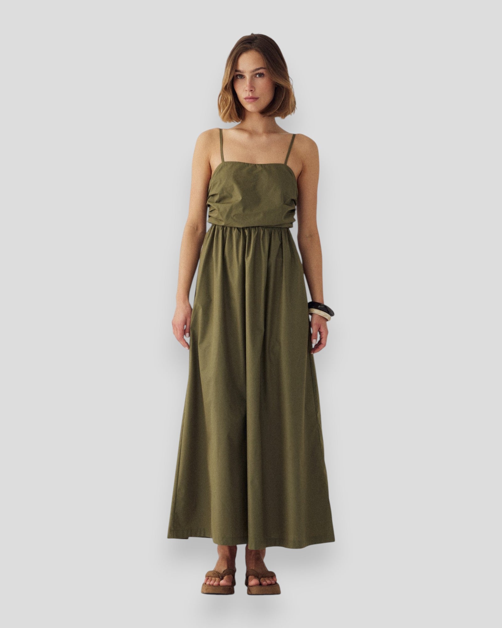 N-Malika Dress - Laurel Oak