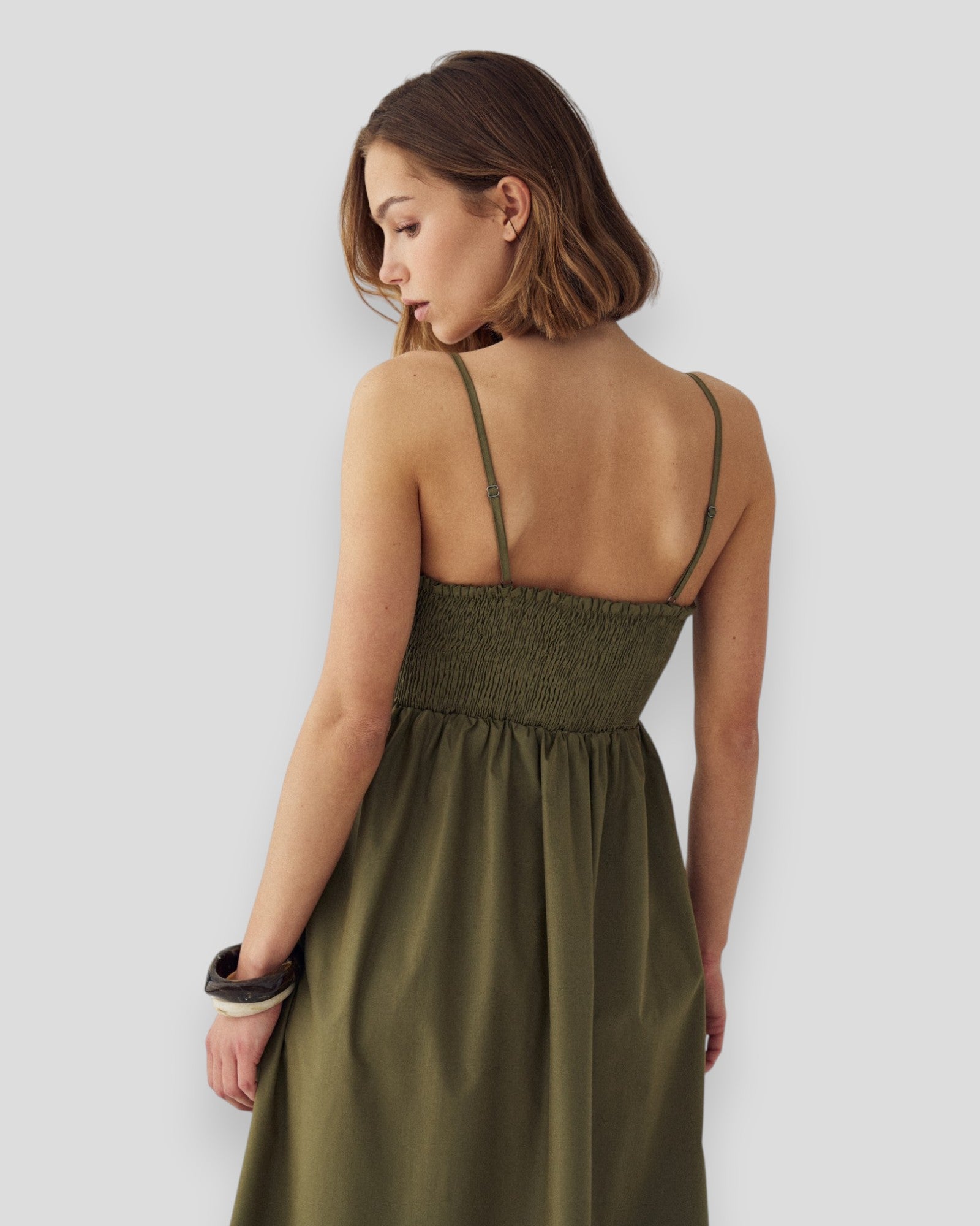 N-Malika Dress - Laurel Oak