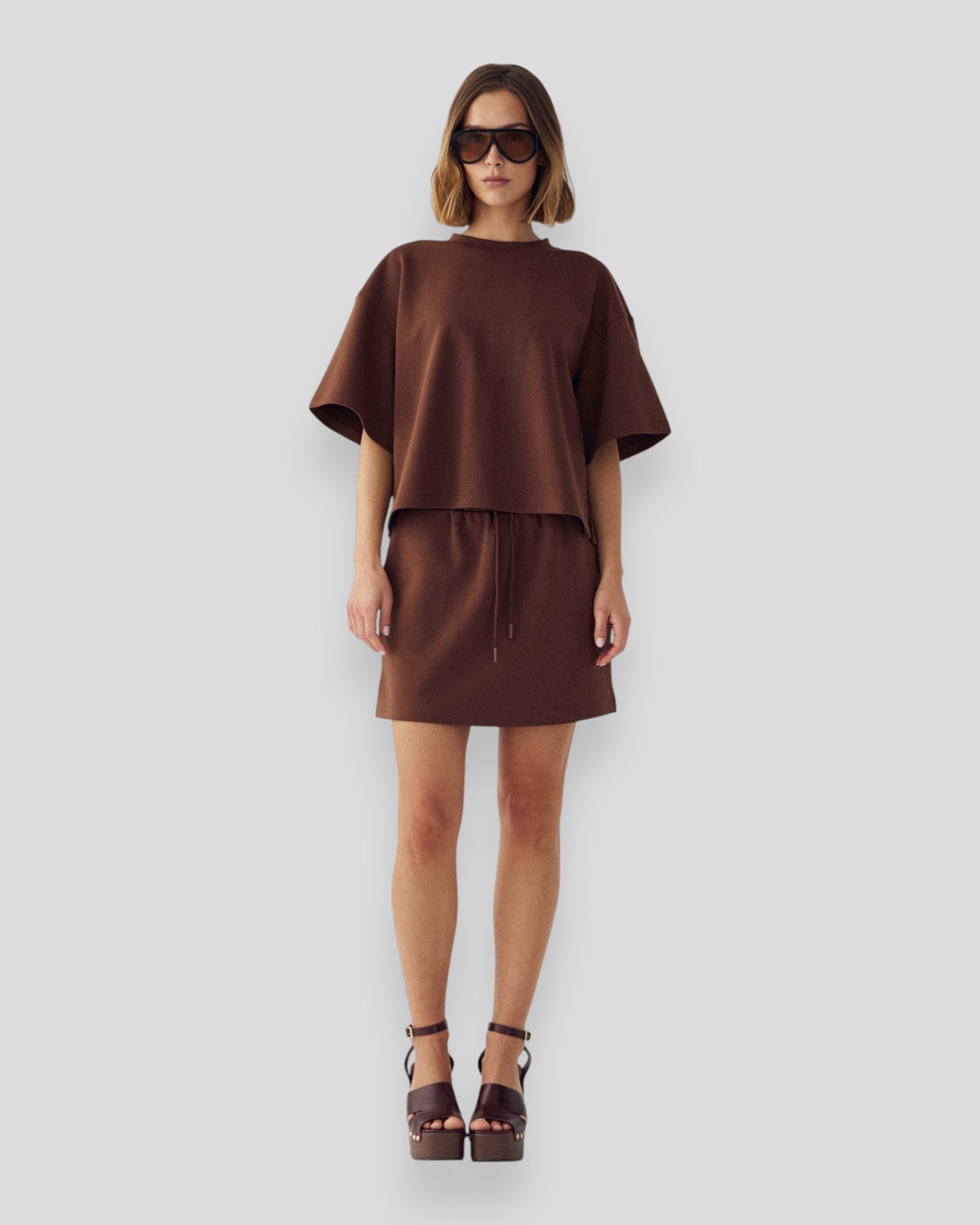 N-Maple T-shirt - Chocolate