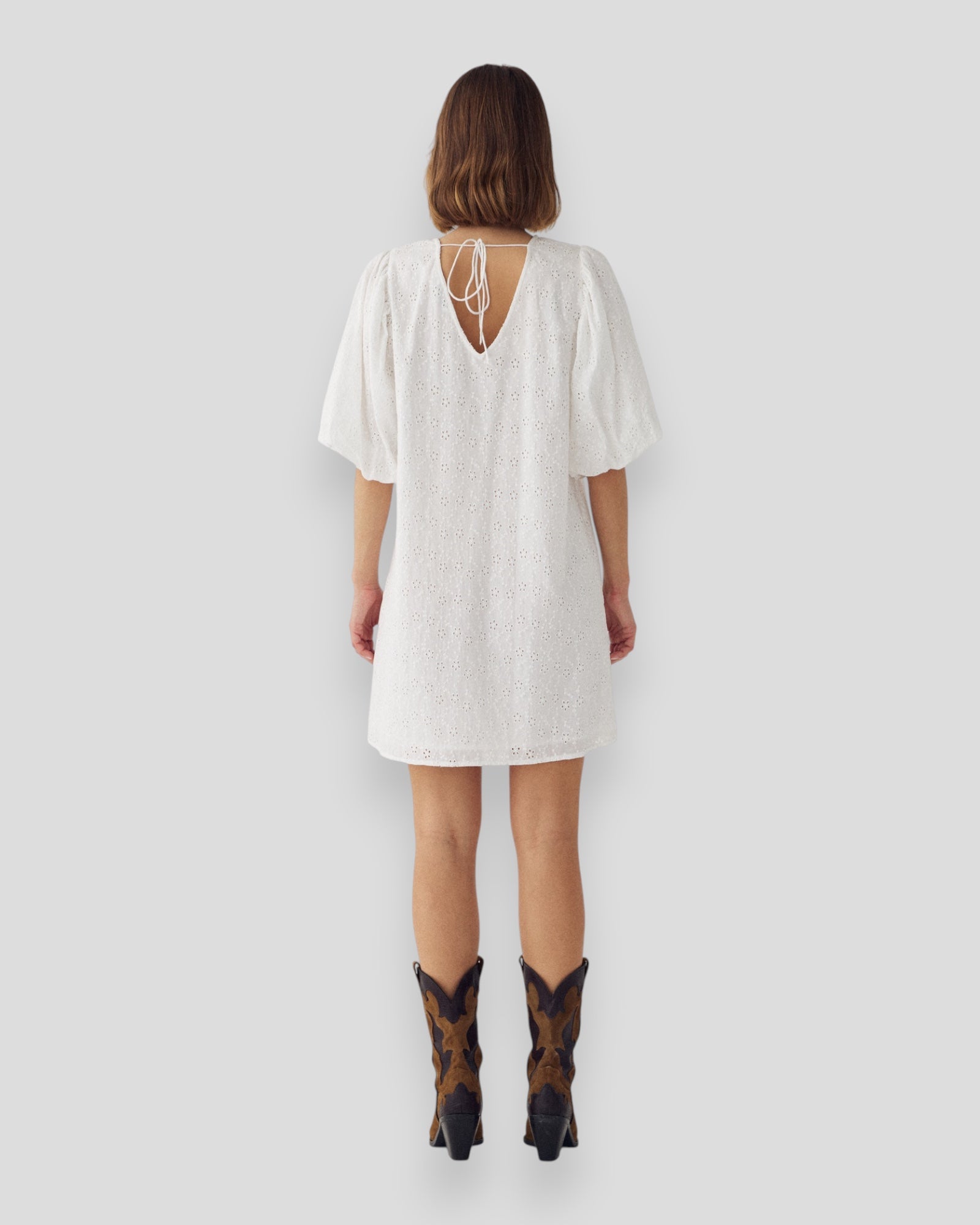 N-Pastis Short Dress - White
