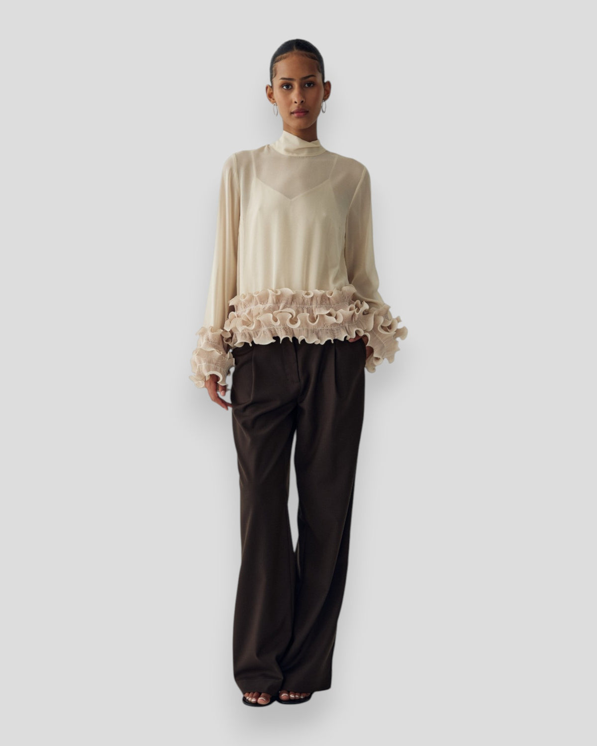 N-Latanietta Blouse - Ivory