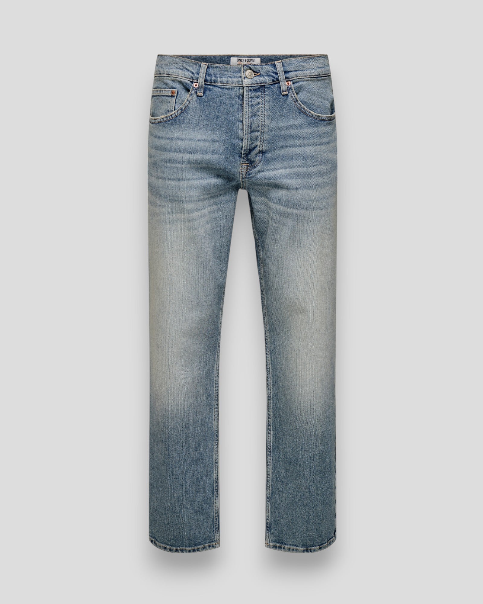 Edge Straight Performance LB 3816 Denim Jeans - Light Blue Denim
