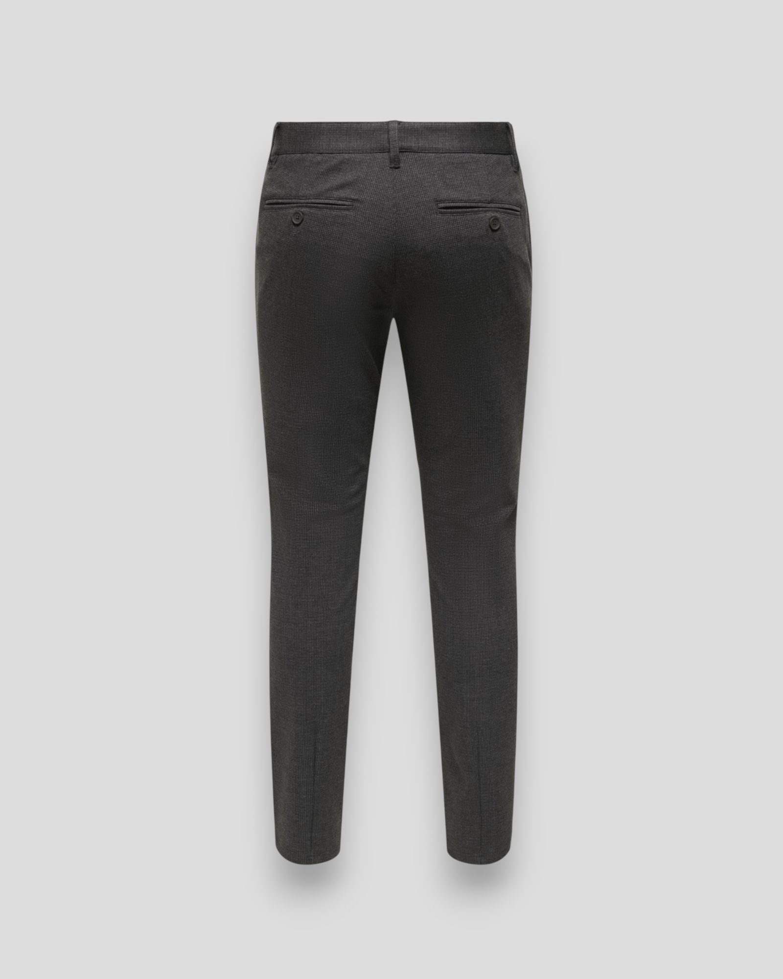 Mark Slim Check 020960 Pant - Coffee Bean