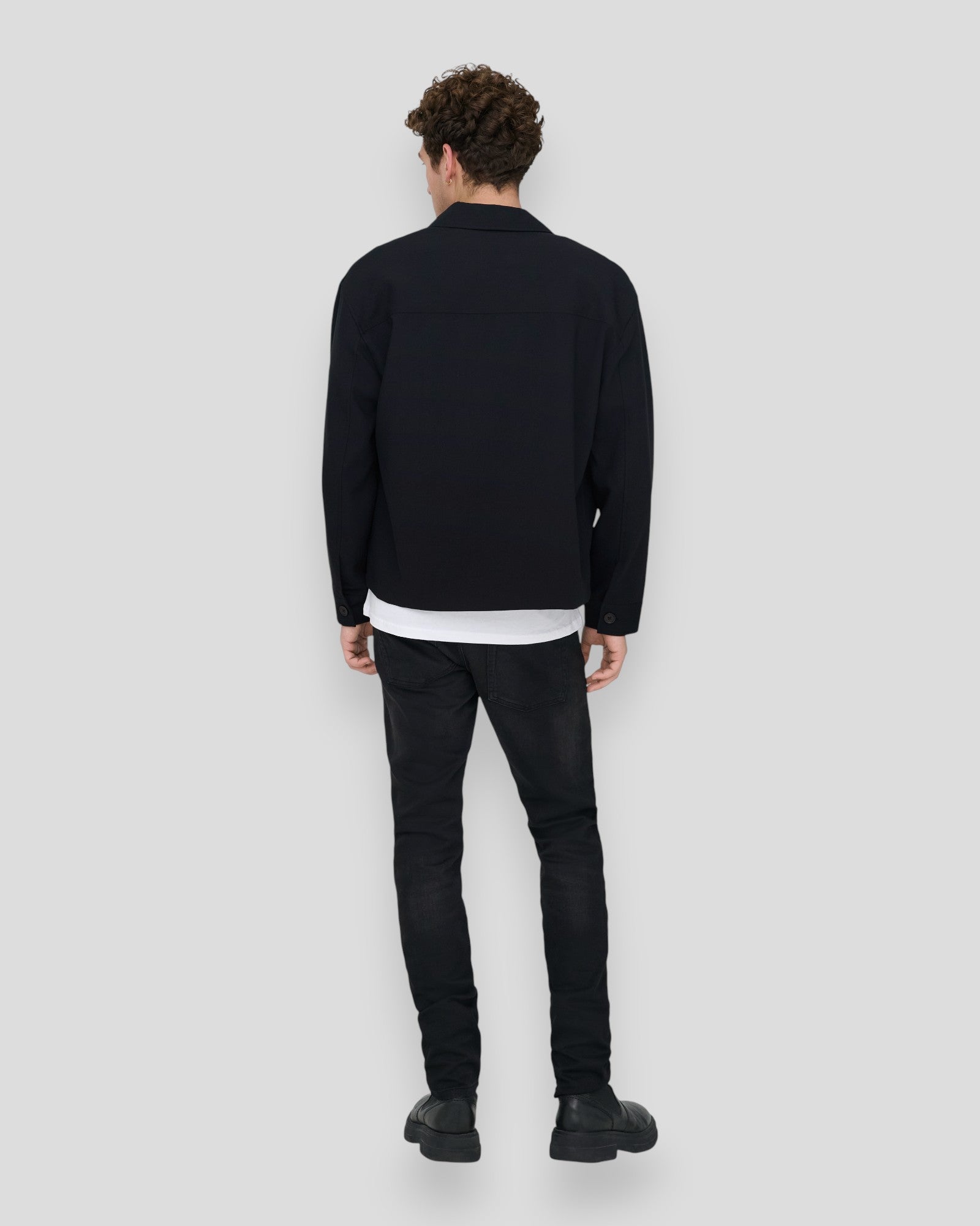 Will 0292 Loose Overshirt - Black