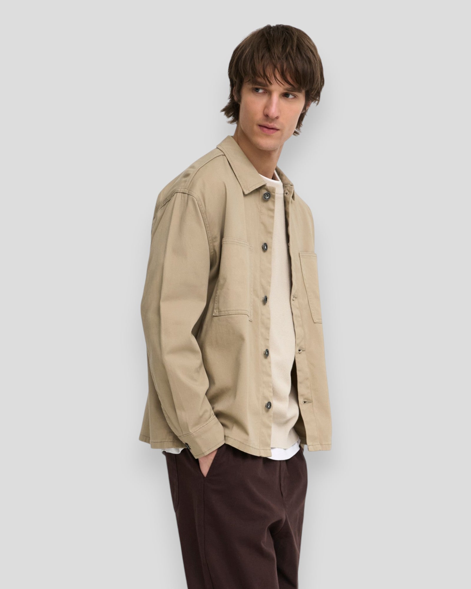 Toby RLX 6687 Overshirt - Chinchilla