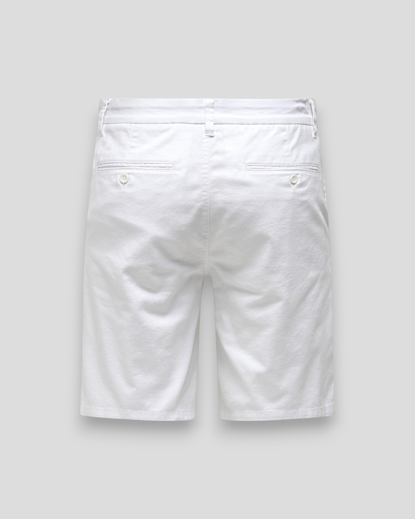 Mark 0011 Cotton Linen Shorts - White