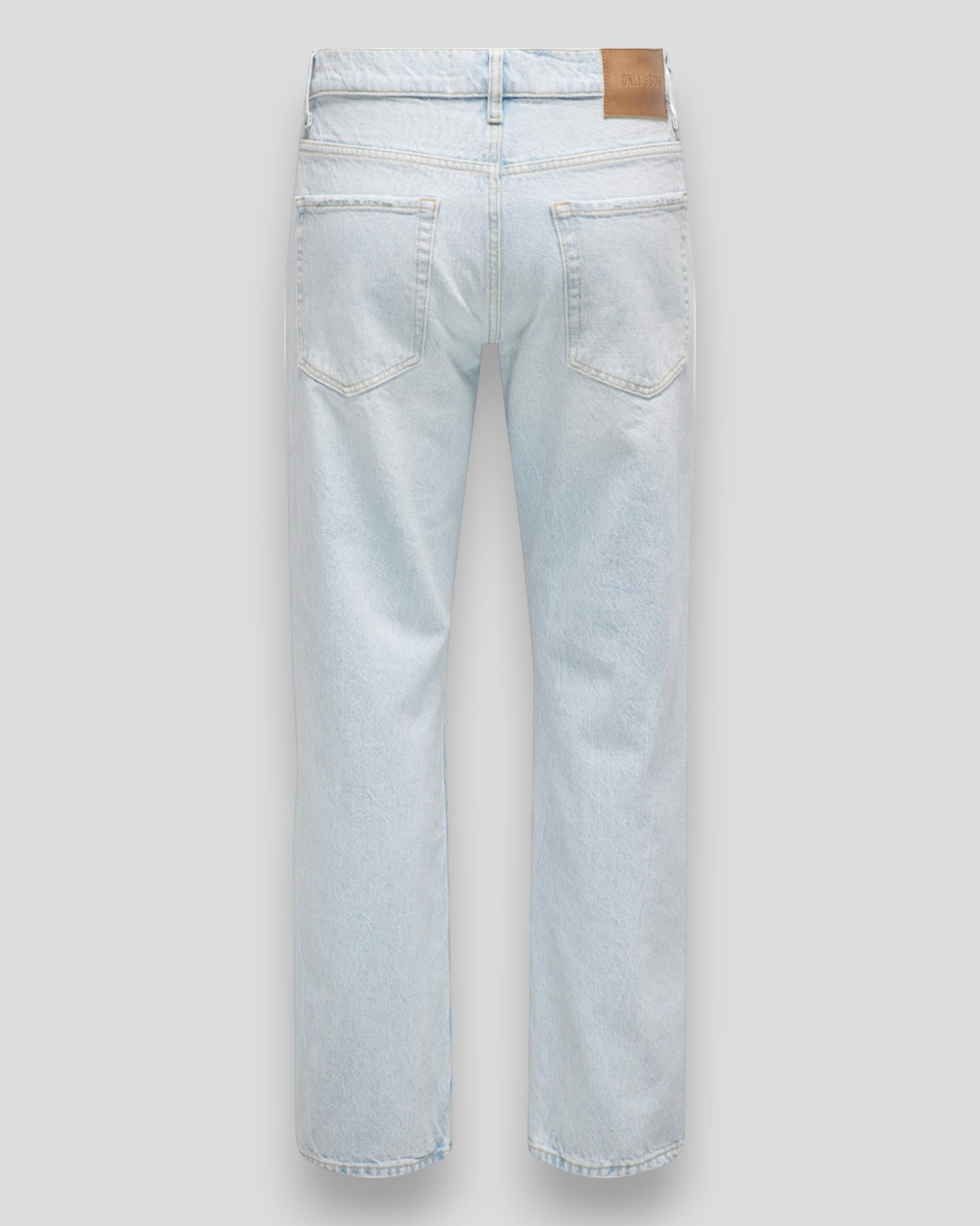 Edge Straight LB 9393 DOT Denim - Light Blue Bleached Denim