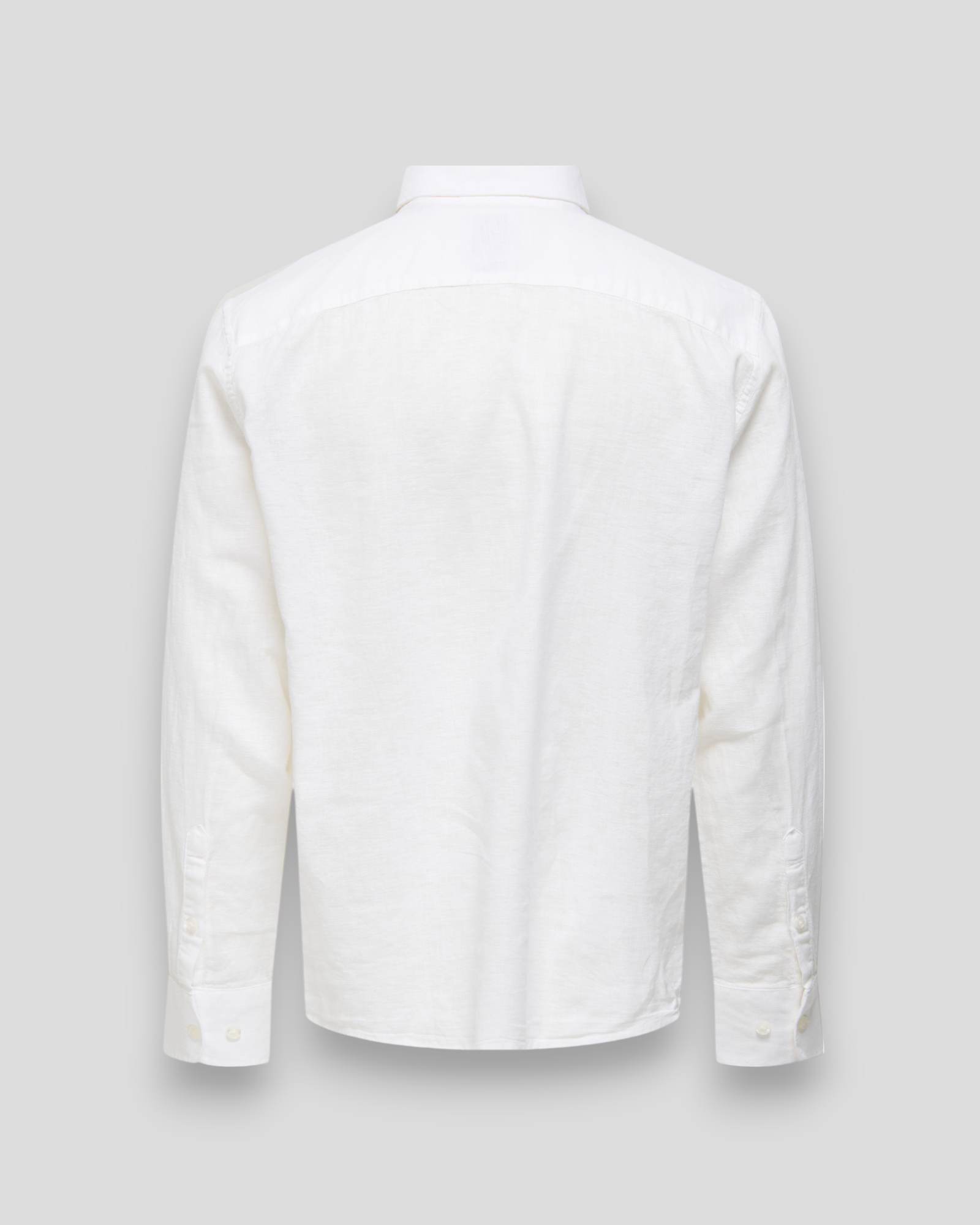 Caiden Life Regular LS 1 Linen Shirt - White