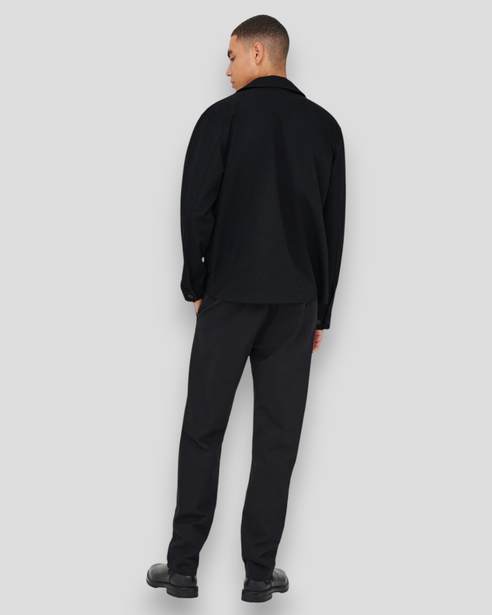 Miro Regular 0346 Overshirt - Black