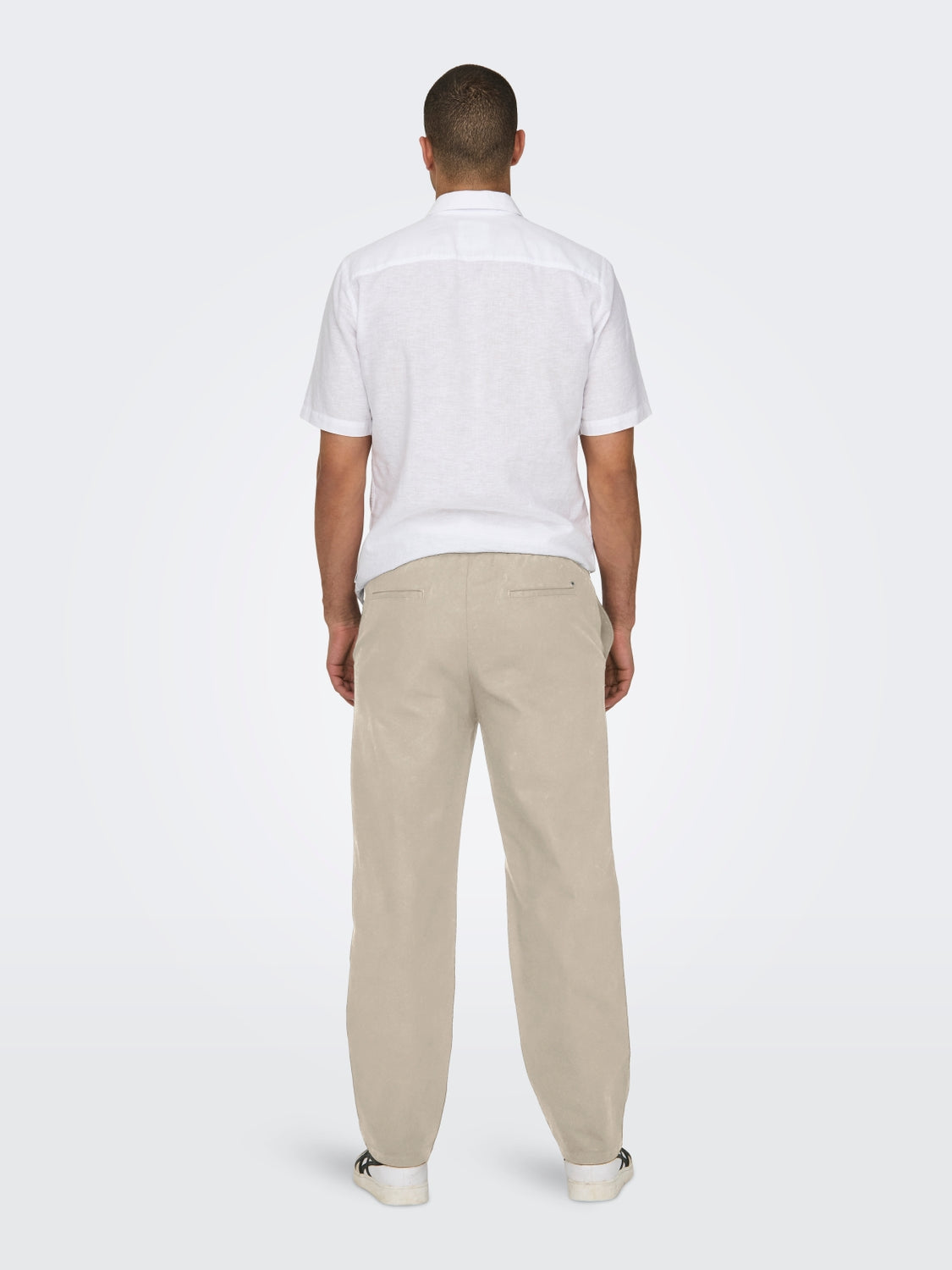 Sinus Loose Lin Pant - Silver Lining