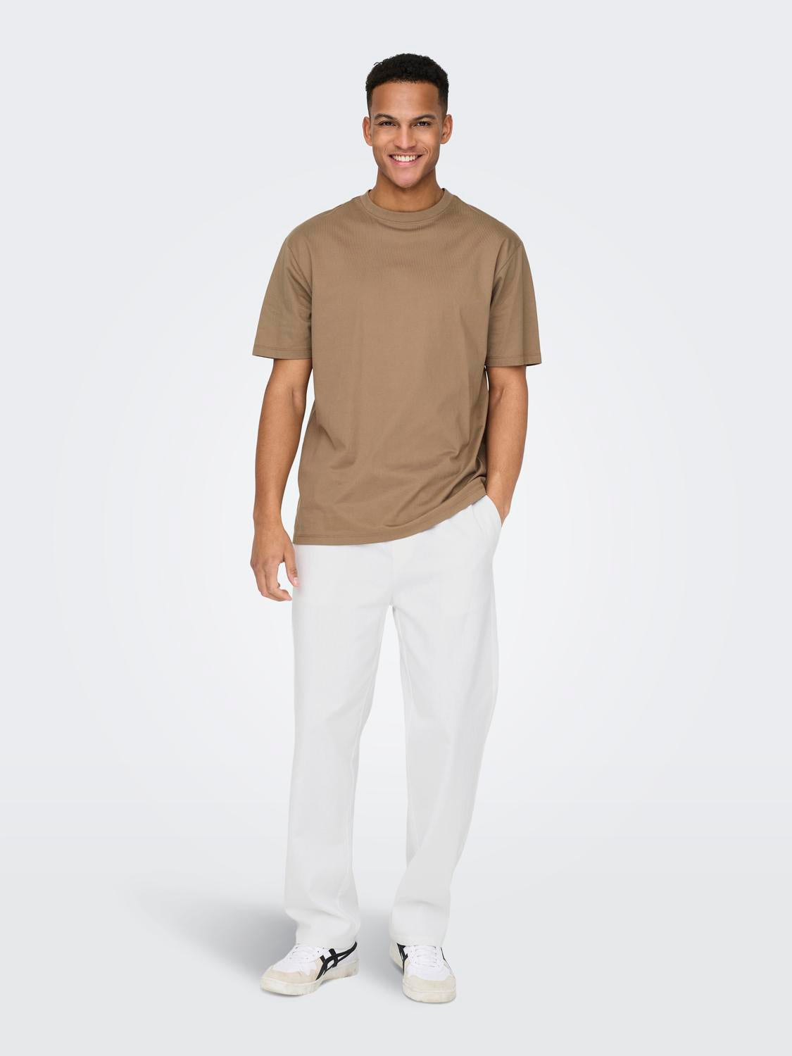 Sinus Loose Linen Pant - Bright White