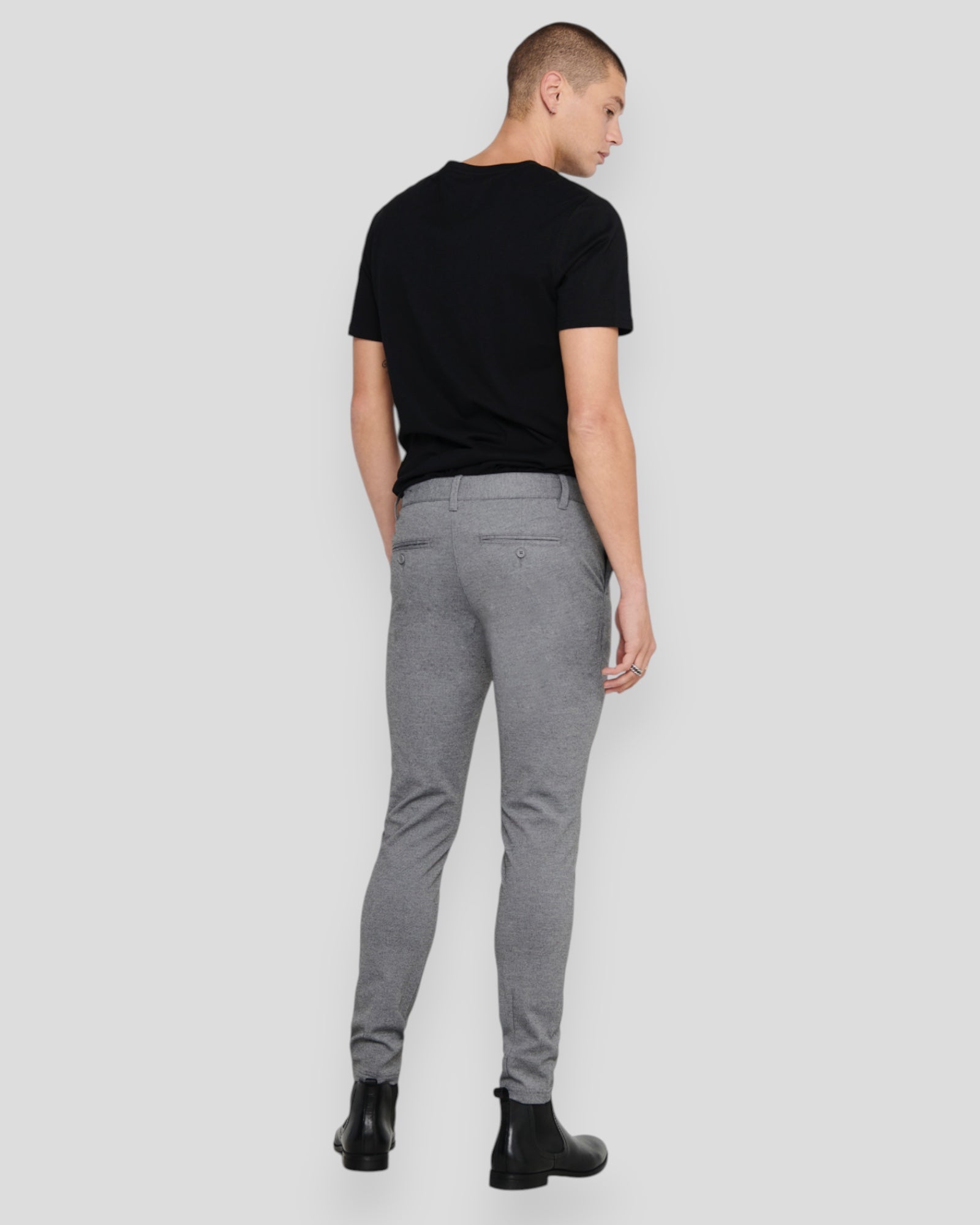 Mark Slim Gw 0209 Pant - Medium Grey Melange