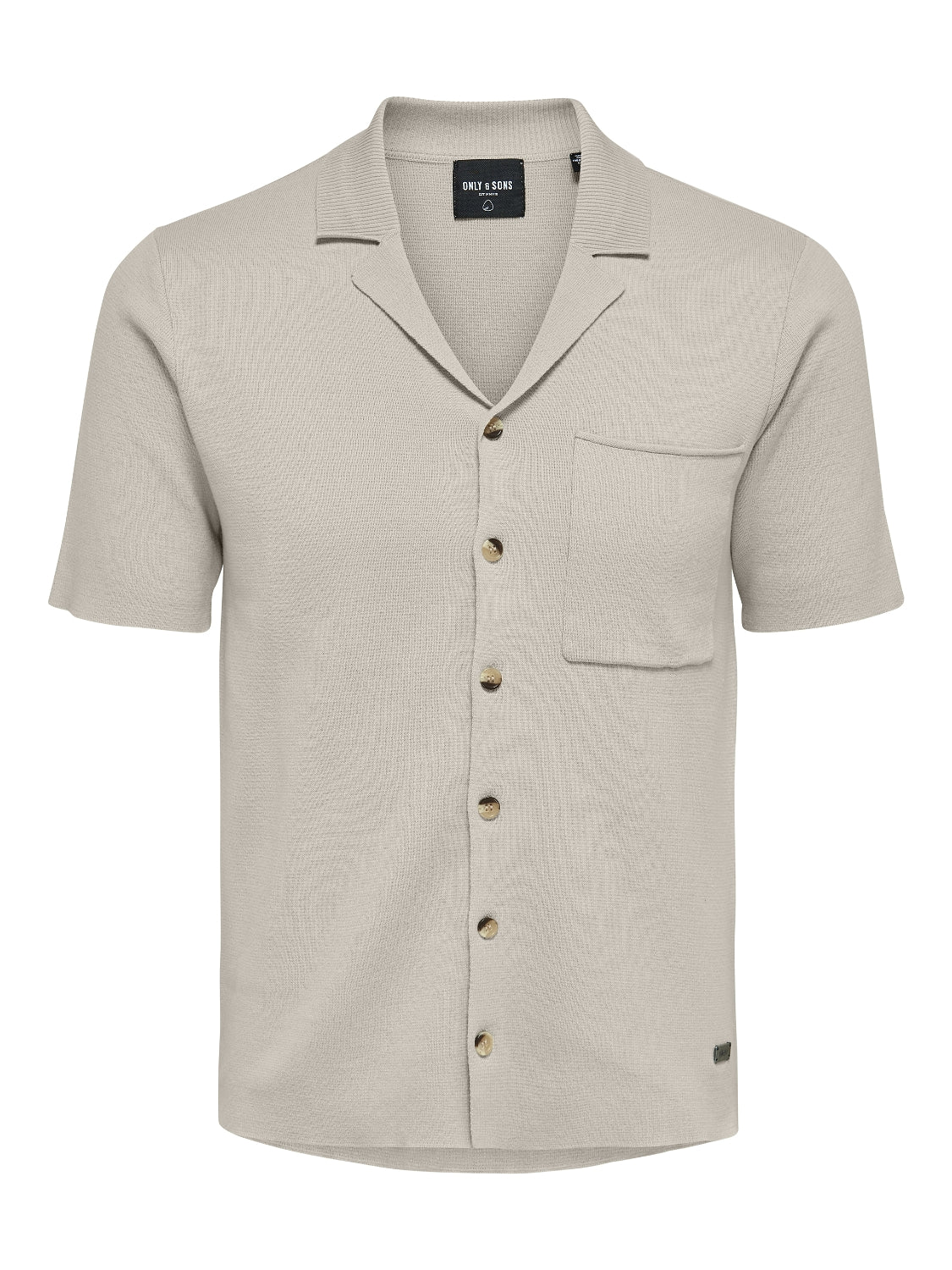 Luke Life Collar Knit - Silver Lining