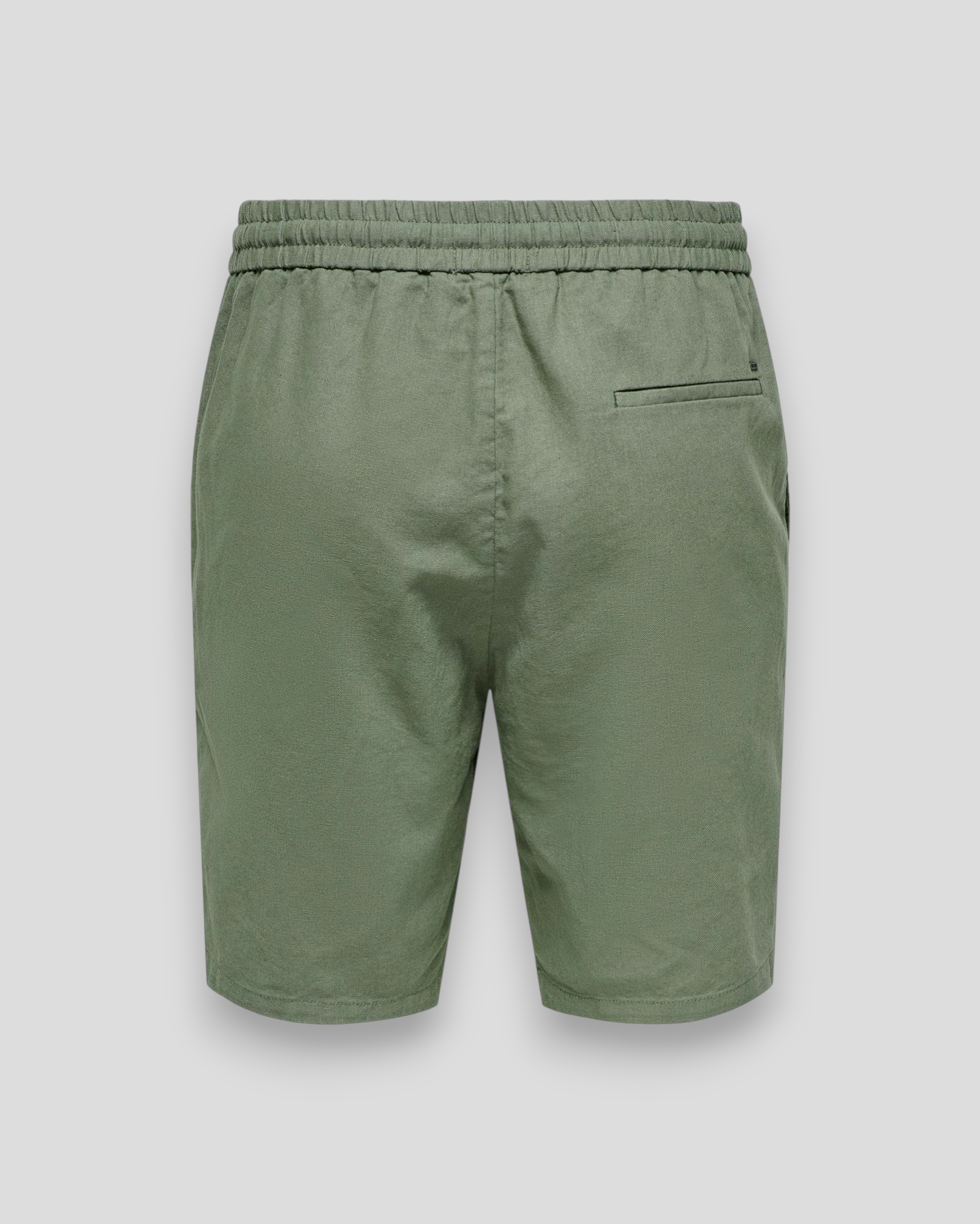 Linus 0007 Cotton Linen Shorts - Sea Spray