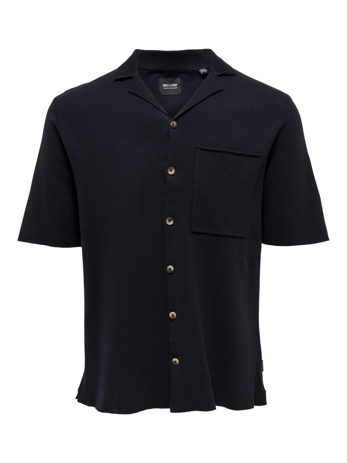 Luke Life Collar Knit - Navy