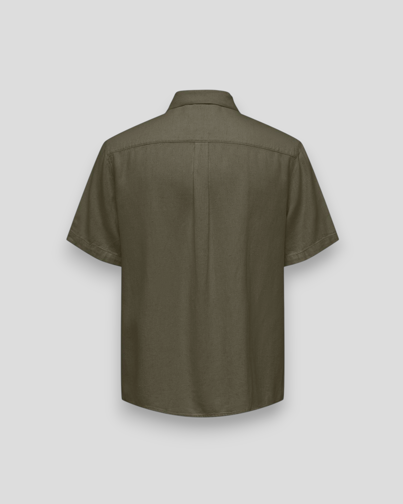 Kari SS Shirt Linen - Olive Night