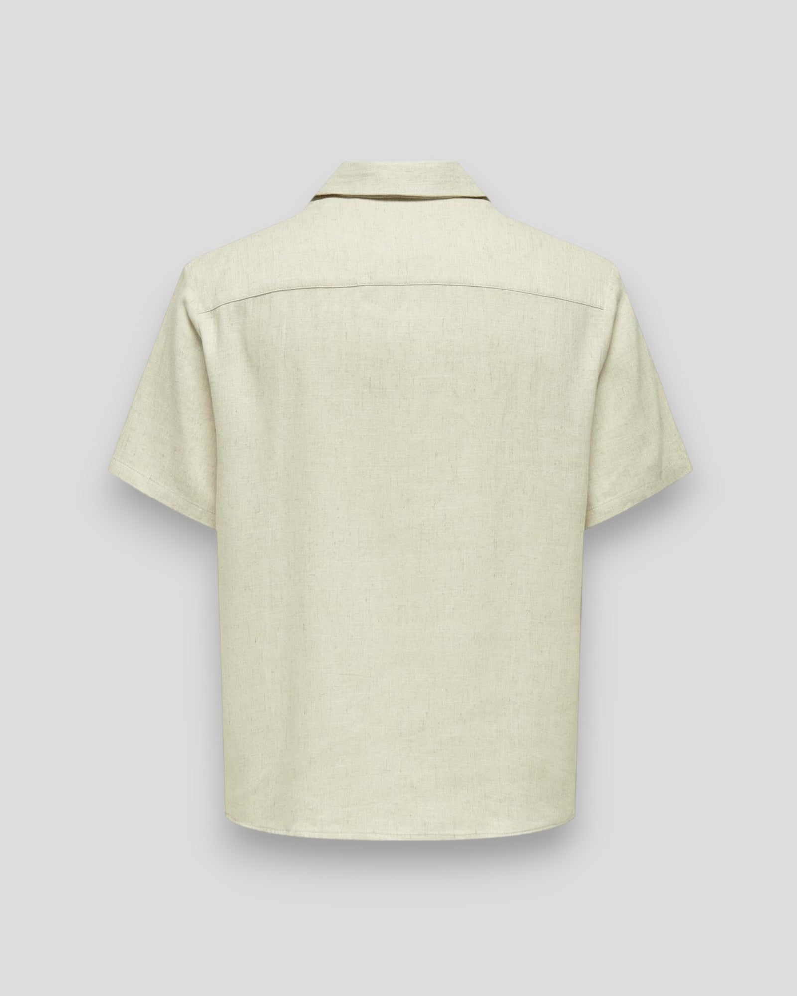 Kari Resort SS Shirt Viscose Linen - Oatmeal