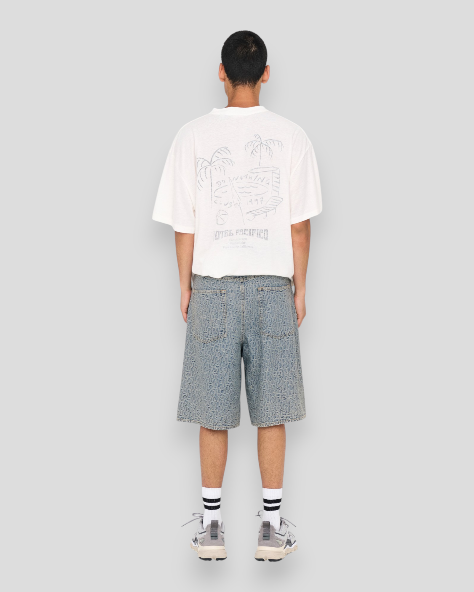 Carl Balloon Jaq denim Shorts - Light Blue Denim
