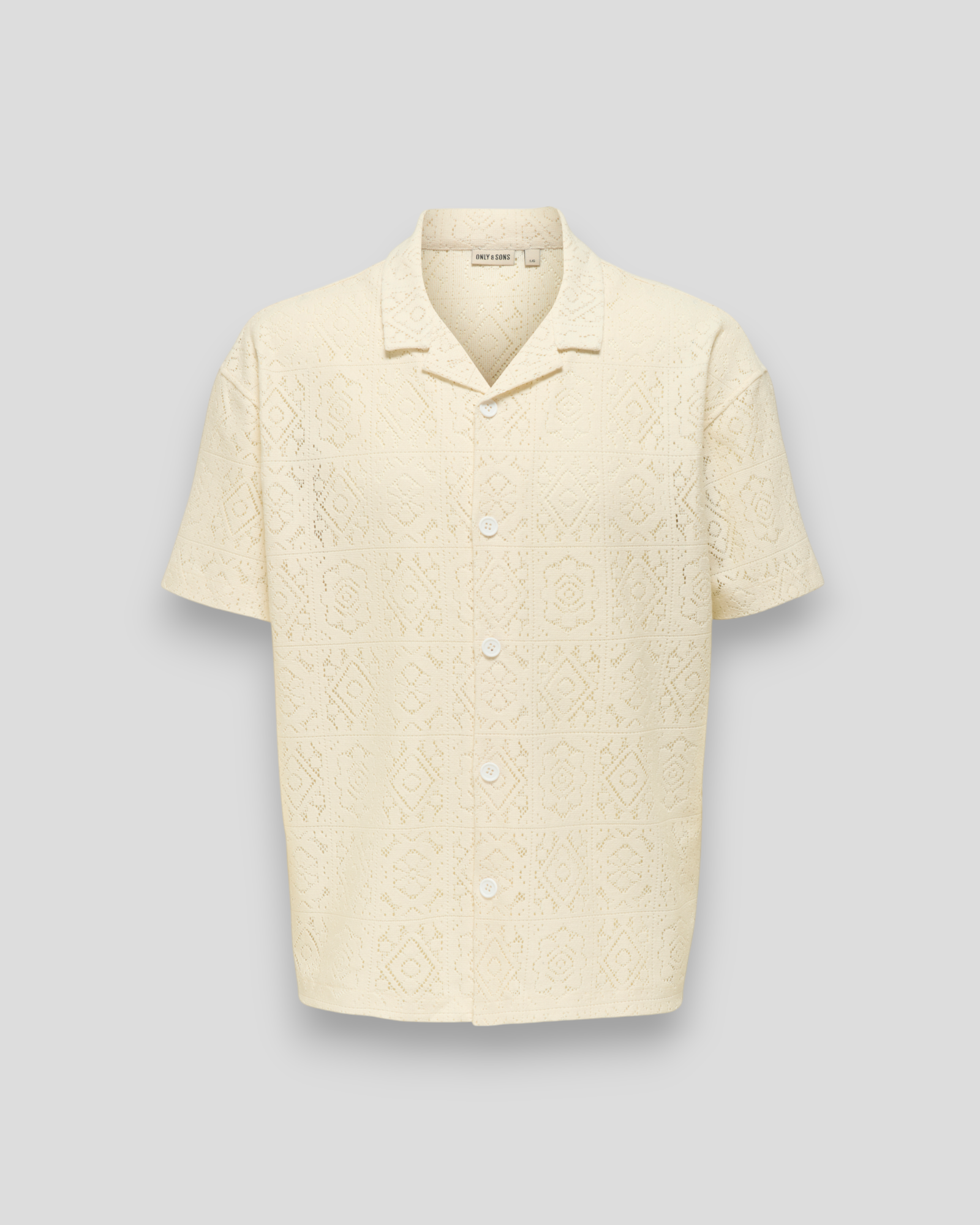 Dallin Loose SS Resort Shirt - Bright White