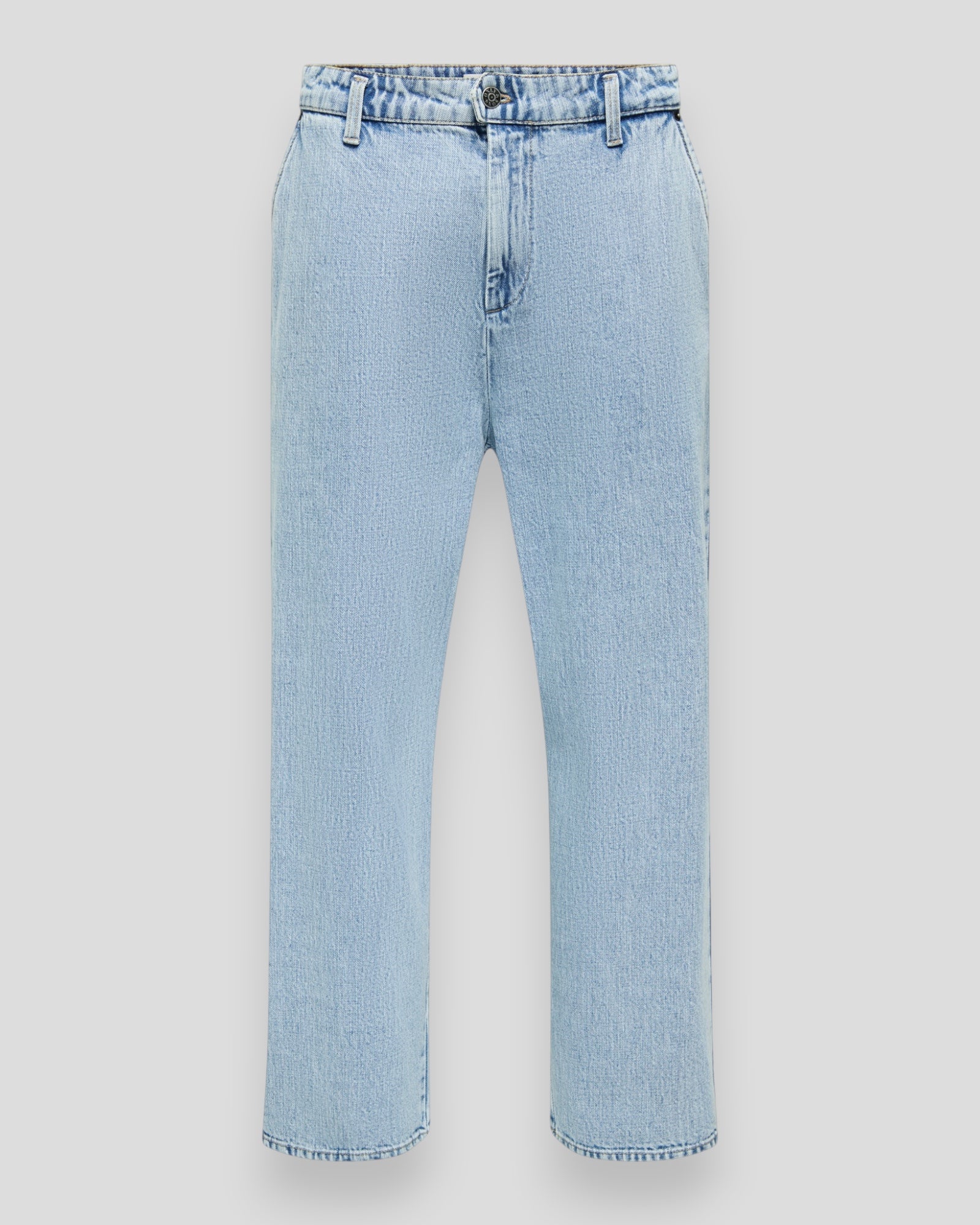 Light blue denim Dani Wide Crop LB 5436 PIM jeans by ONLY & SONS, featuring a relaxed fit and cropped length.