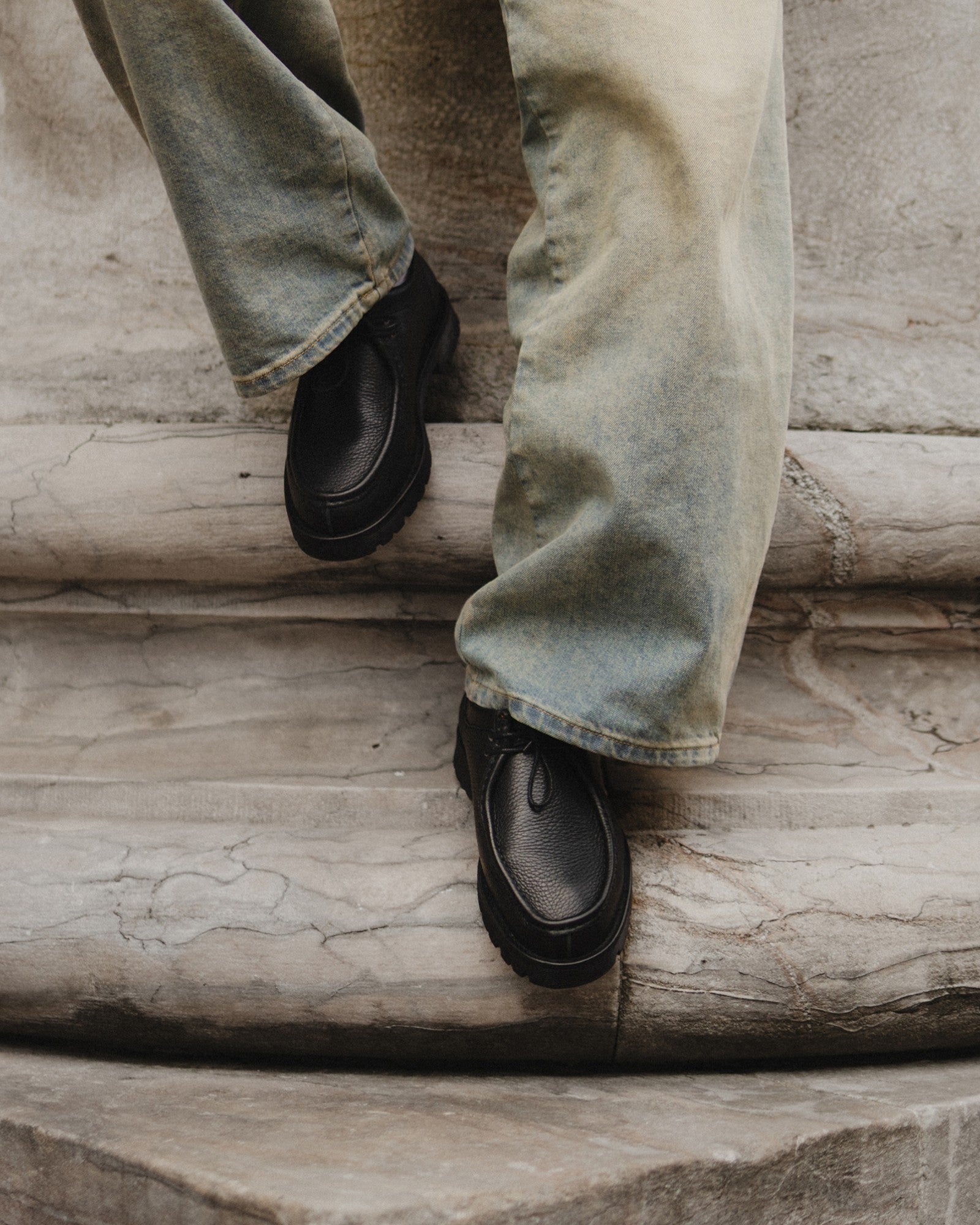 Malo - Black Tumbled Leather