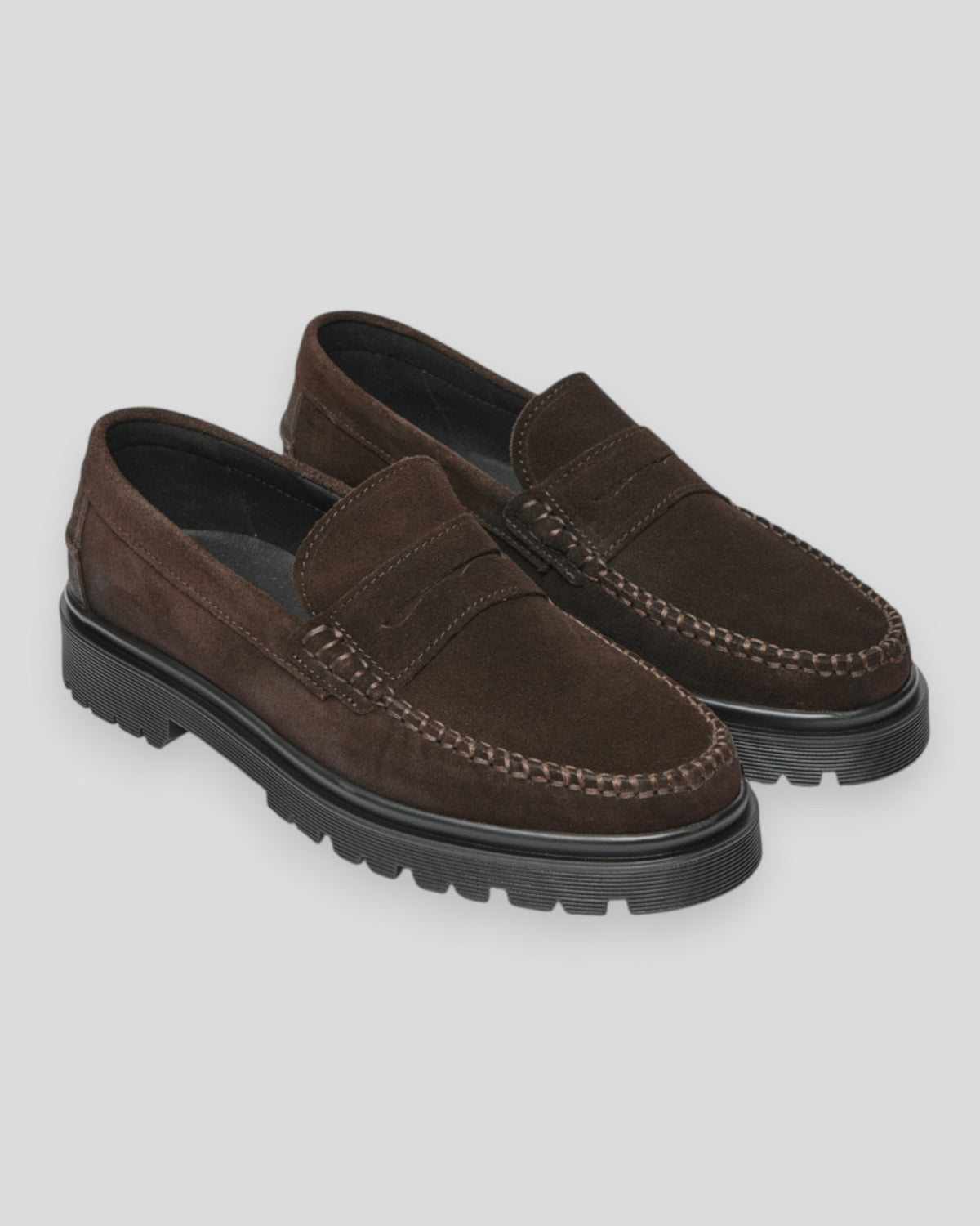 Austin Loafers - Brown Suede