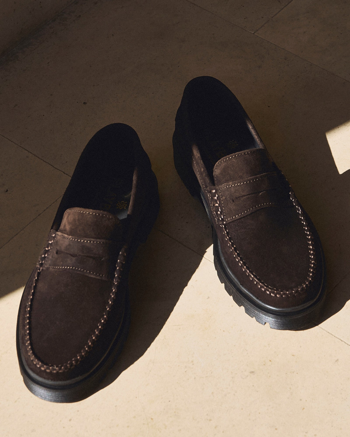 Austin Loafers - Brown Suede