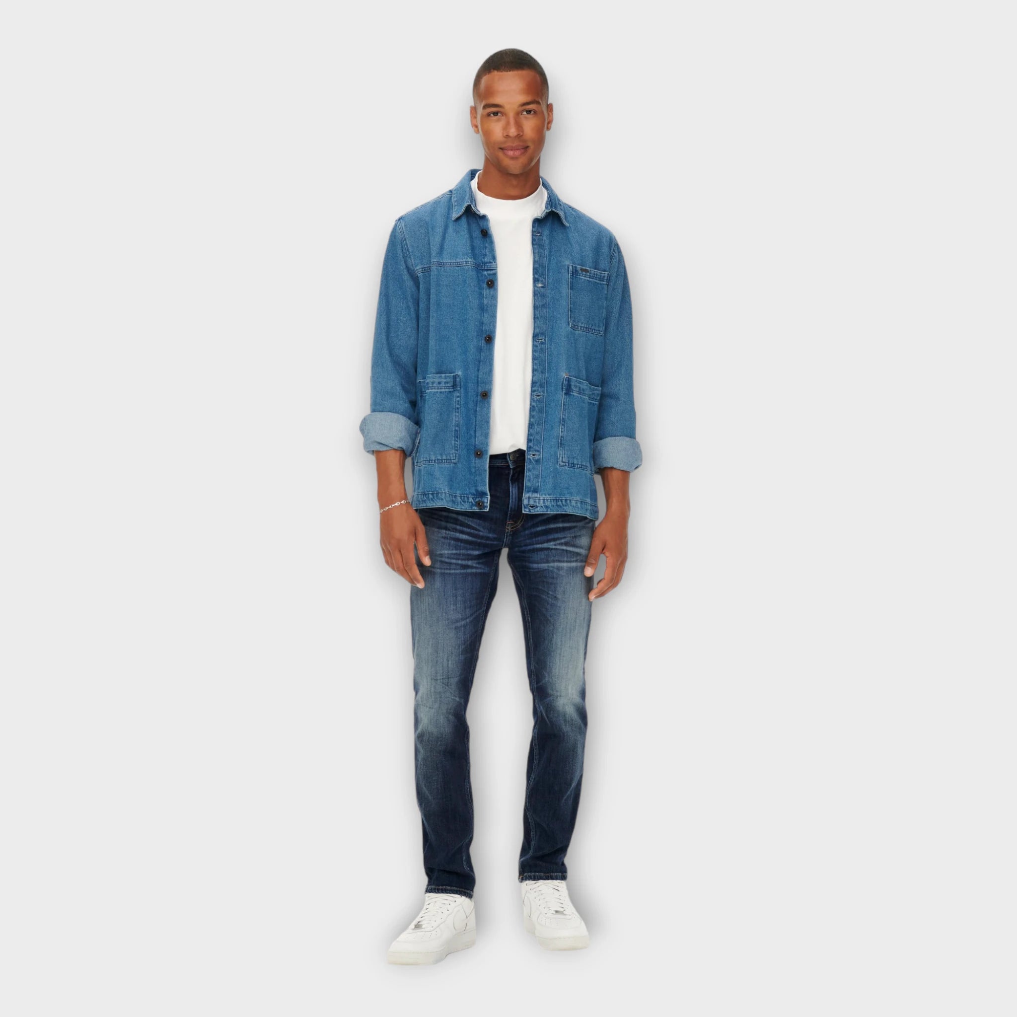 Weft Reg Blue 3251 Jeans - Blue Denim