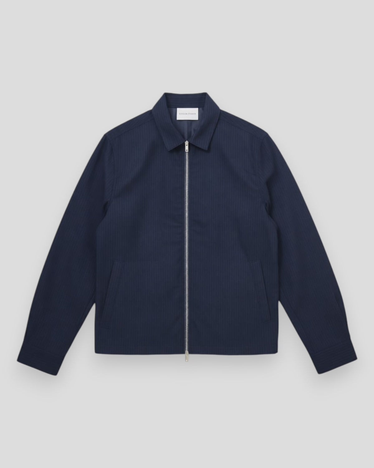Bird Pinstripe Jacket - Navy