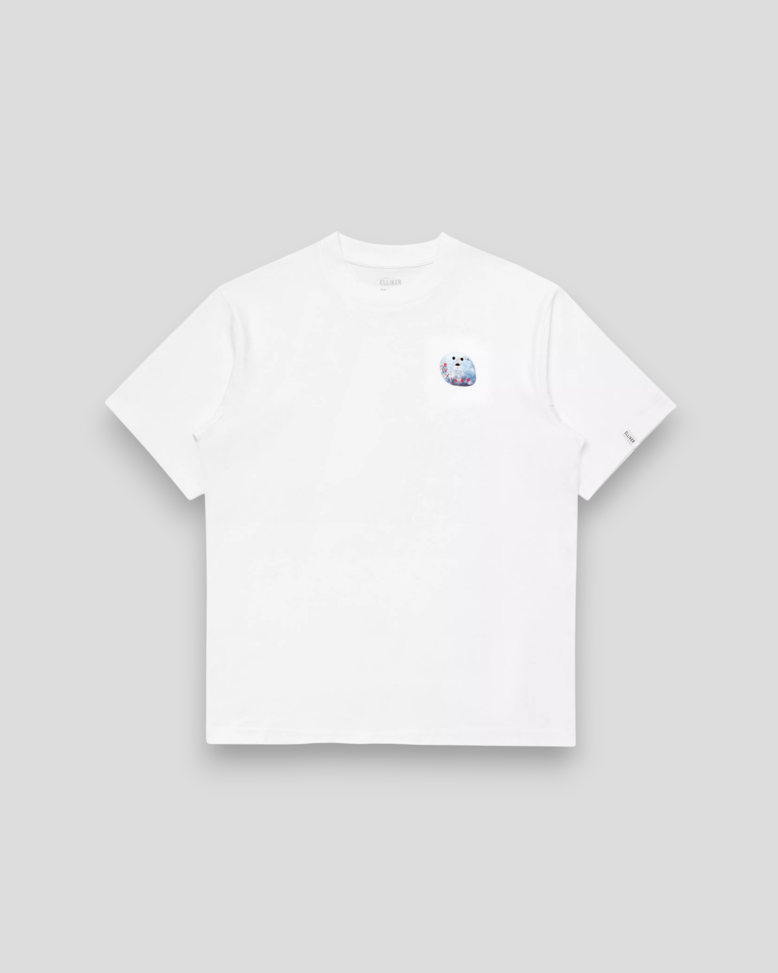 Rill Stone Print Short Sleeve T-Shirt - White