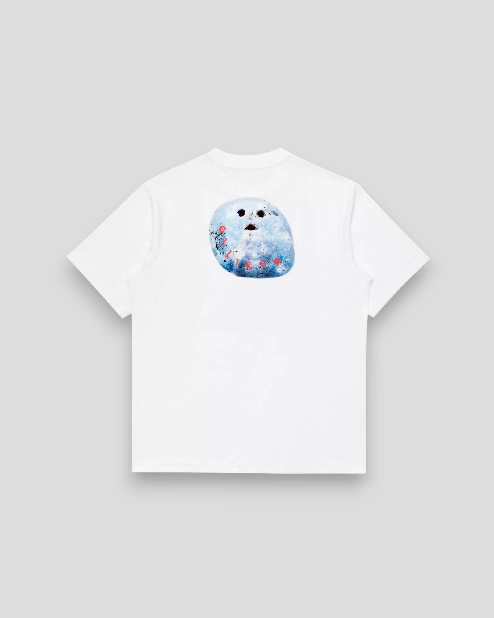 Rill Stone Print Short Sleeve T-Shirt - White