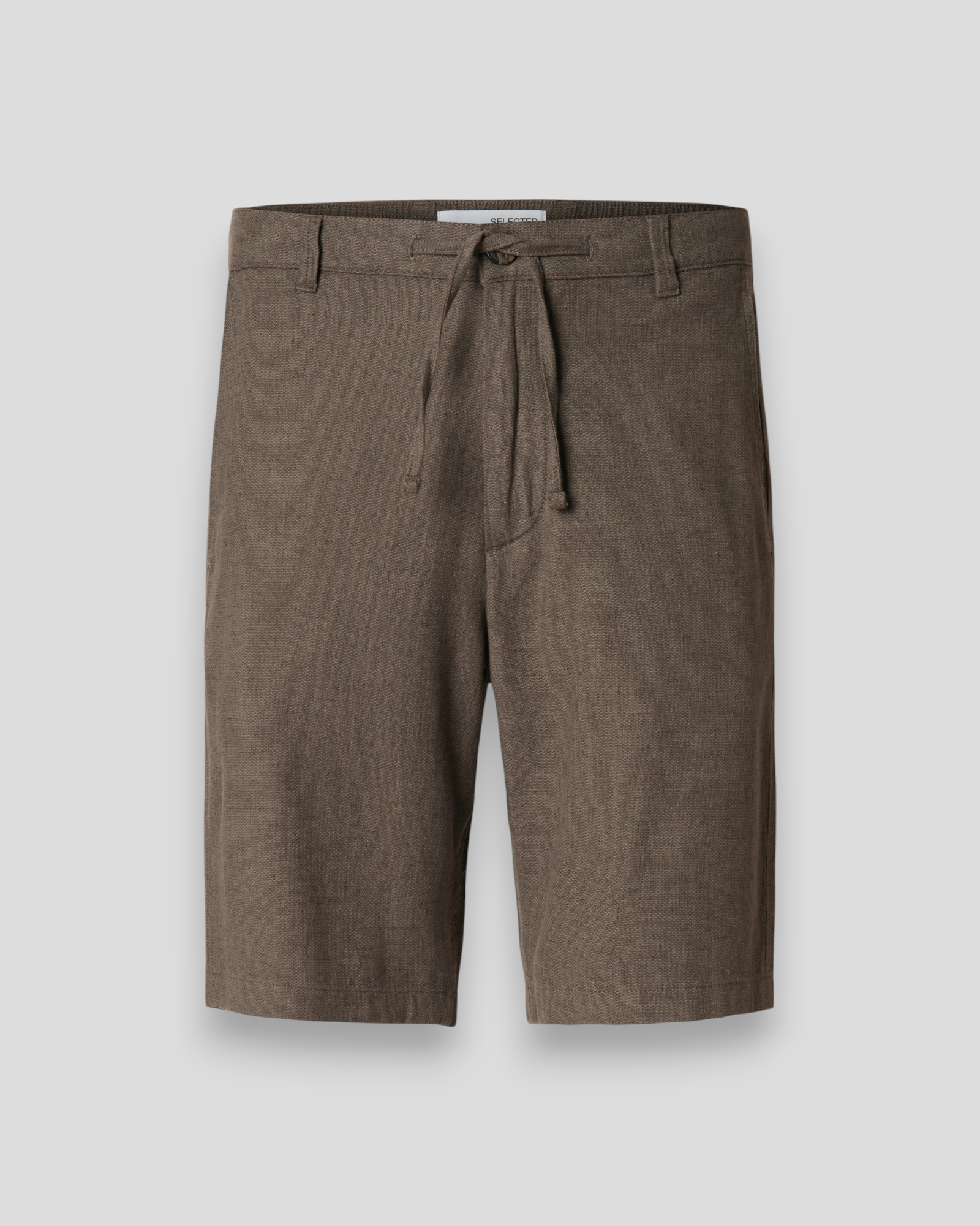 Regular Brody Linen Shorts - Chocolate Torte