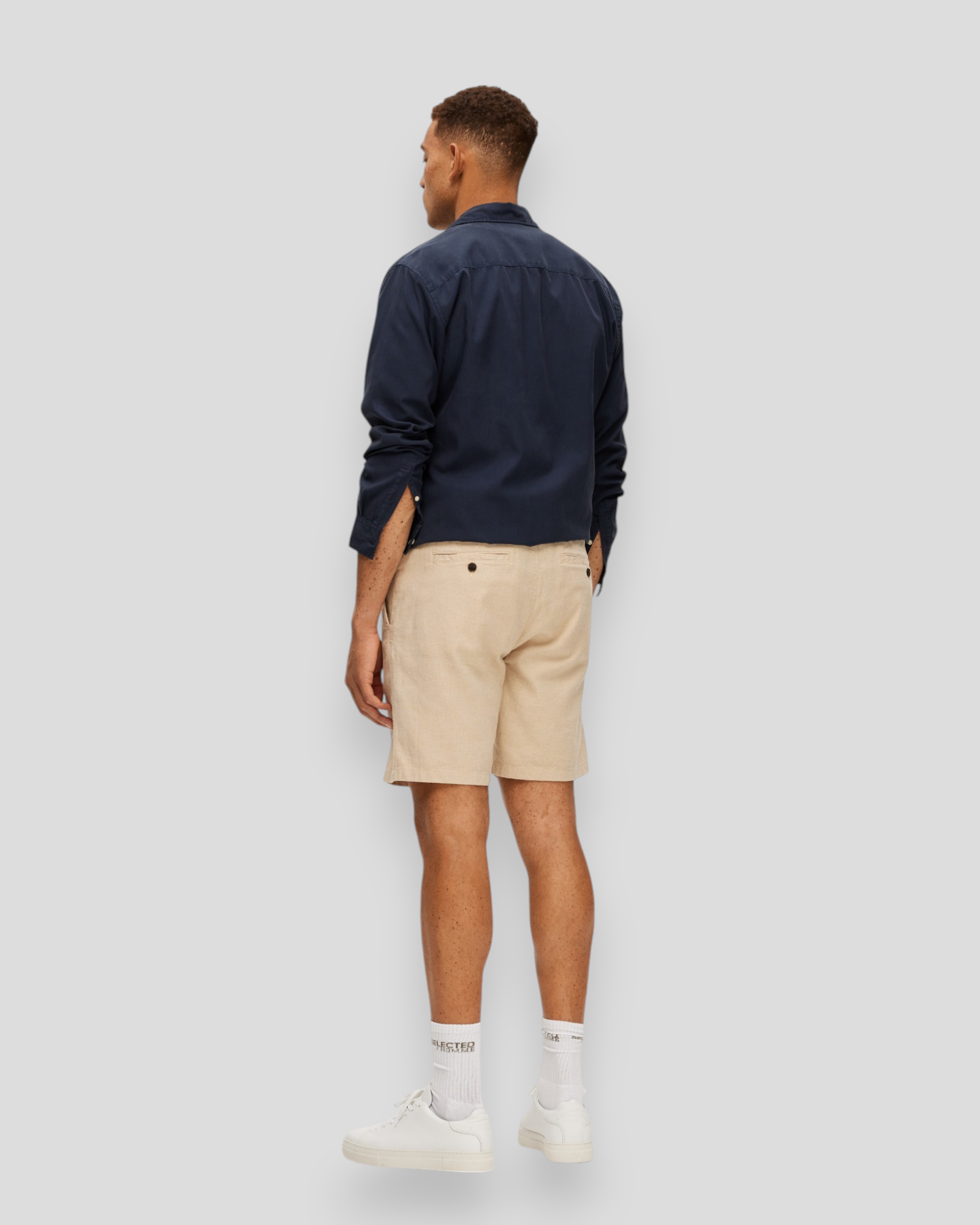 Regular Brody Linen Shorts - Incense