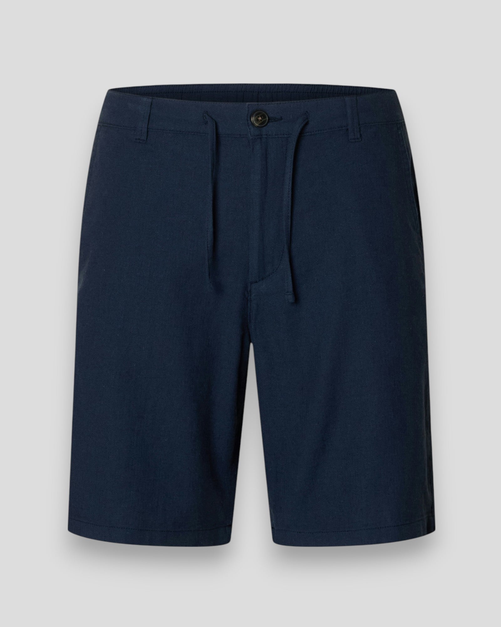 Regular Brody Linen Shorts - Dark Sapphire