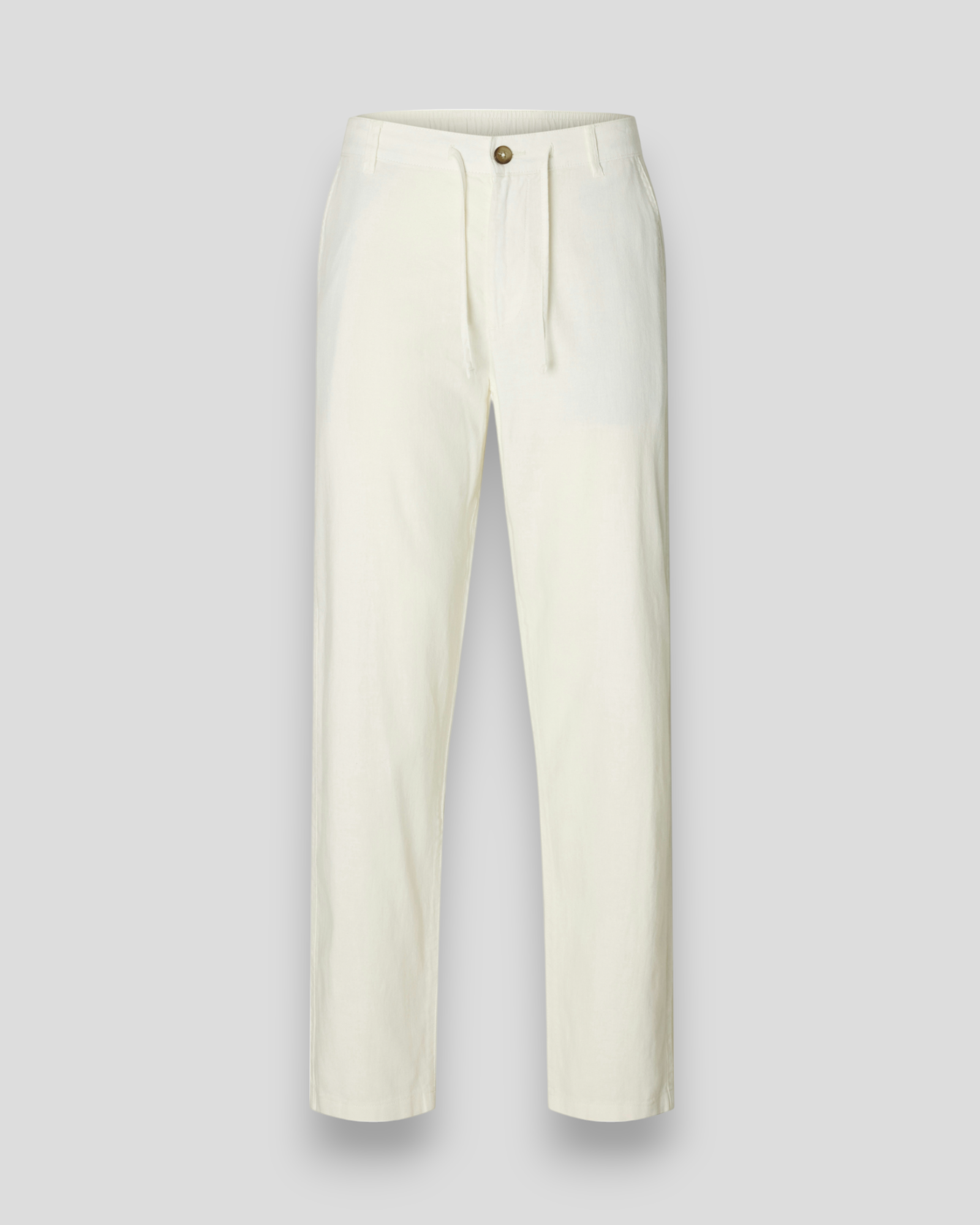 Slimtape Brody Linen Pants - Cloud Dancer